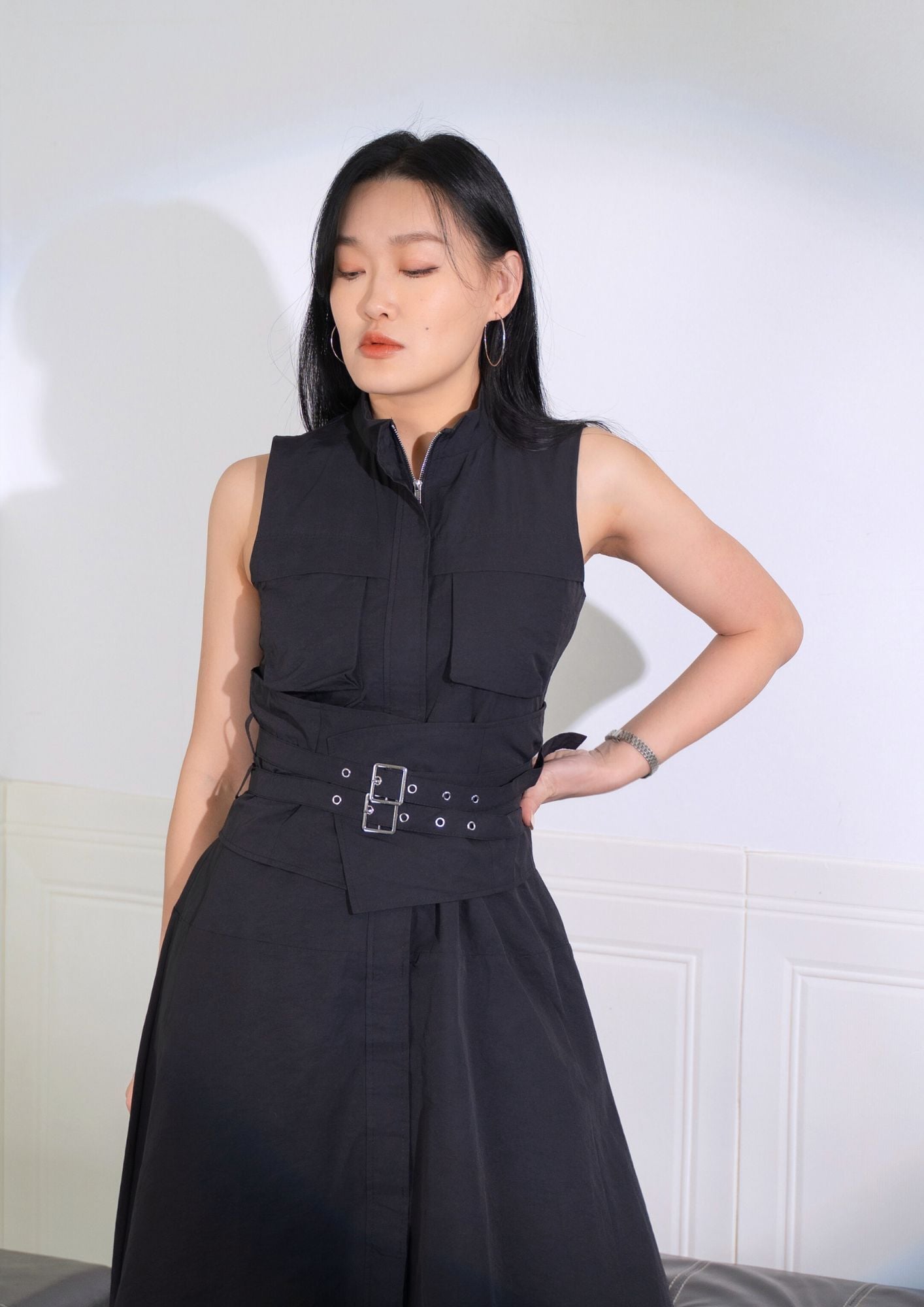 Harper Belted Utility Dress ZBL5031 view 8