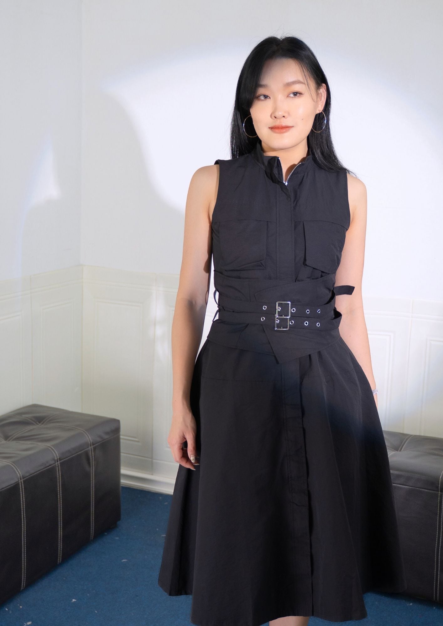 Harper Belted Utility Dress ZBL5031 view 6