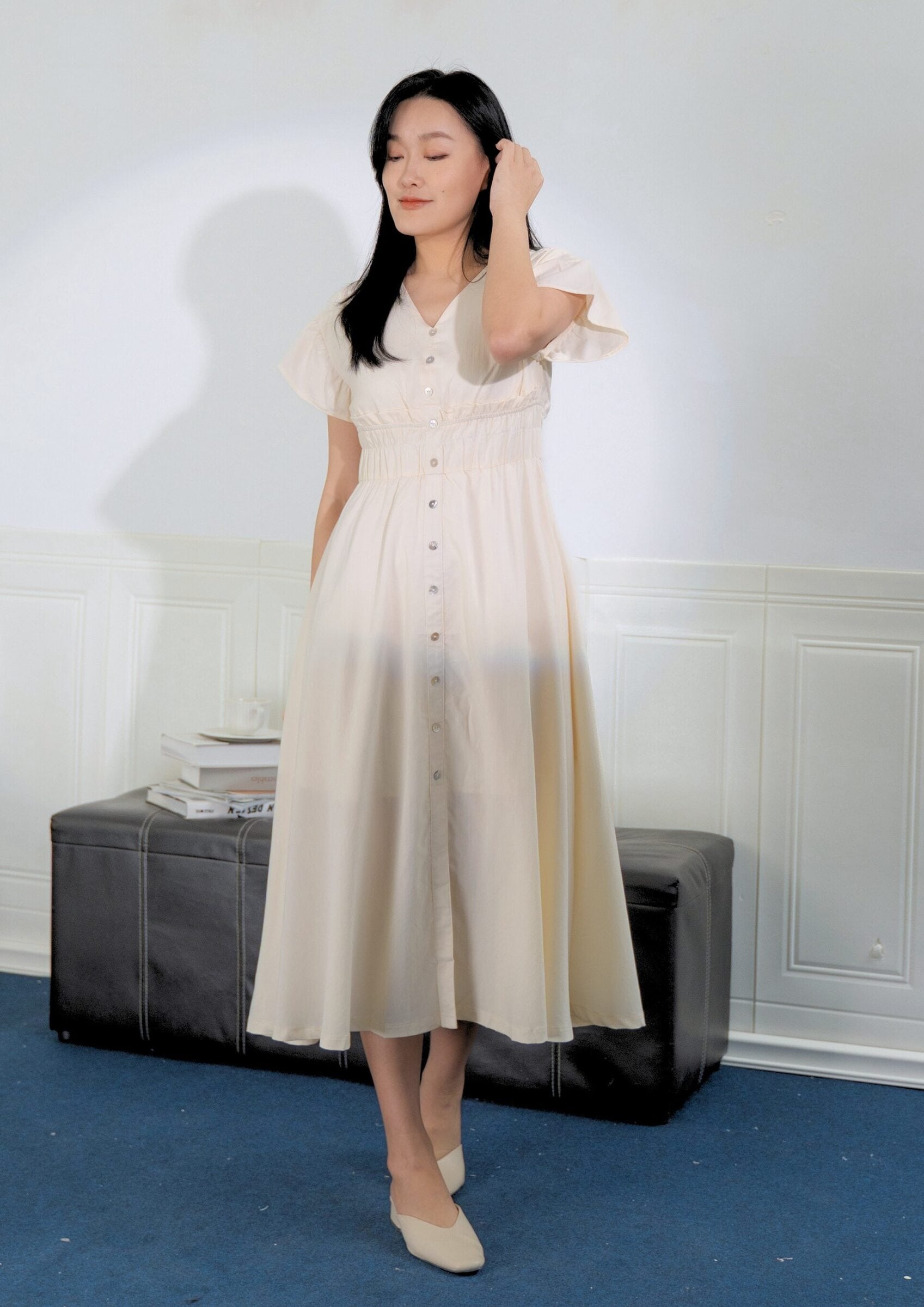 Darcy Flowy Cotton Dress ZBL5023 view 4