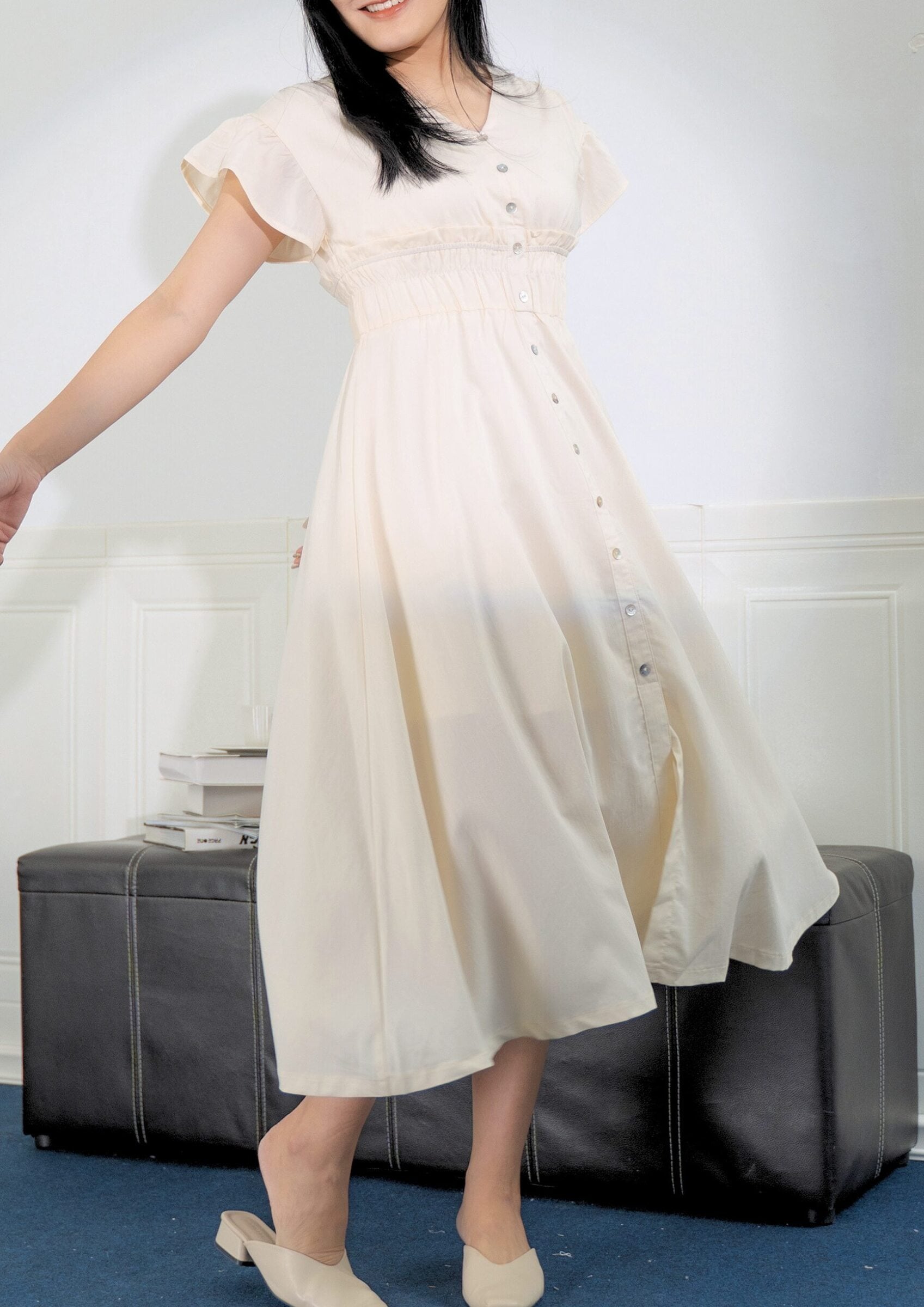 Darcy Flowy Cotton Dress ZBL5023 view 2