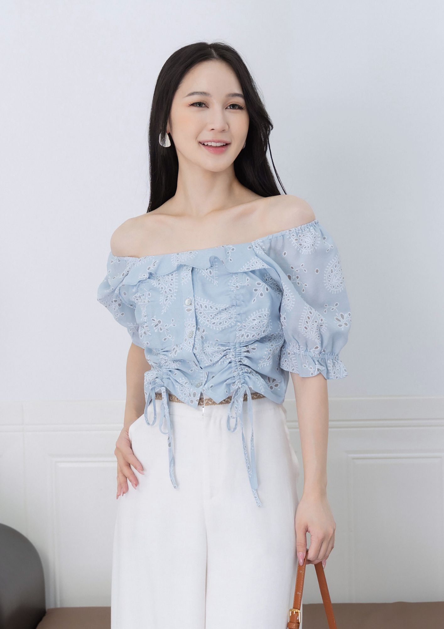 Clara Square Neck Floral Top ZBP5122 view 2