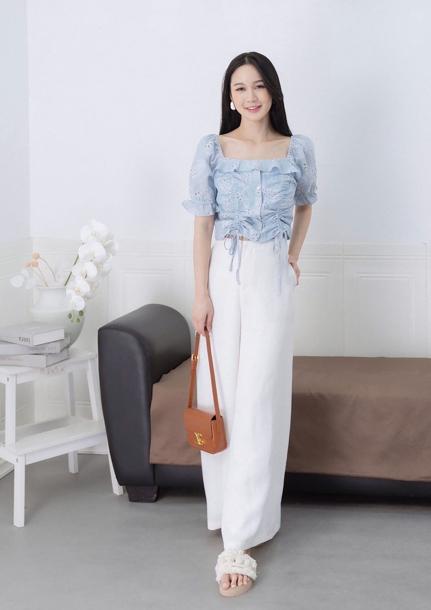 Clara Square Neck Floral Top ZBP5122 view 7