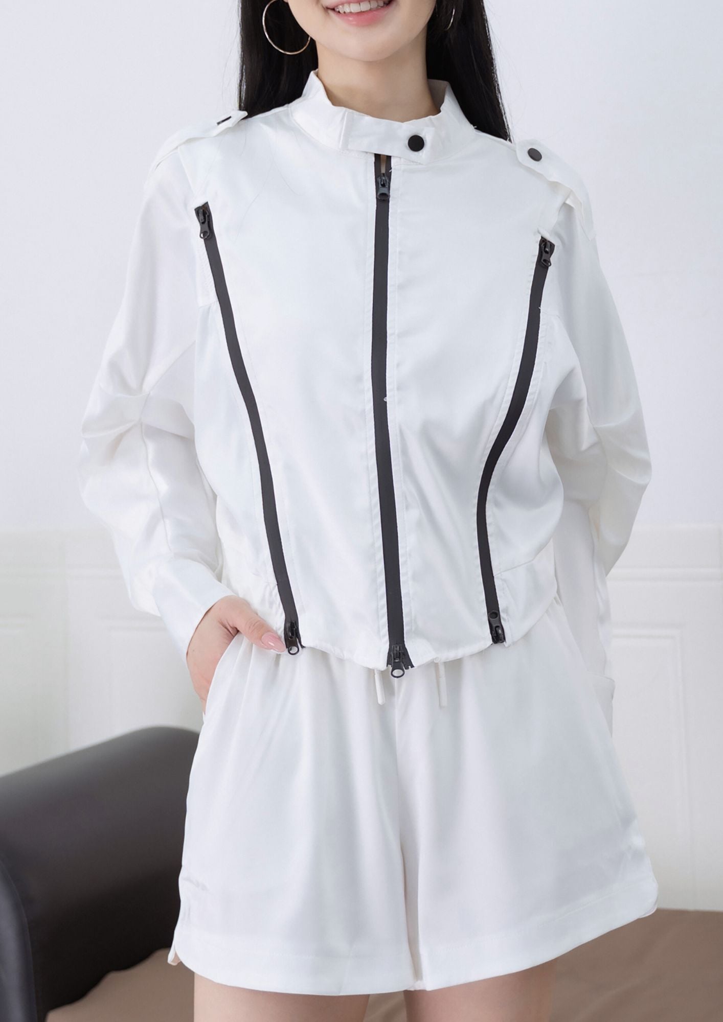 Faith Satin Matching Suit ZBL5055 view 5