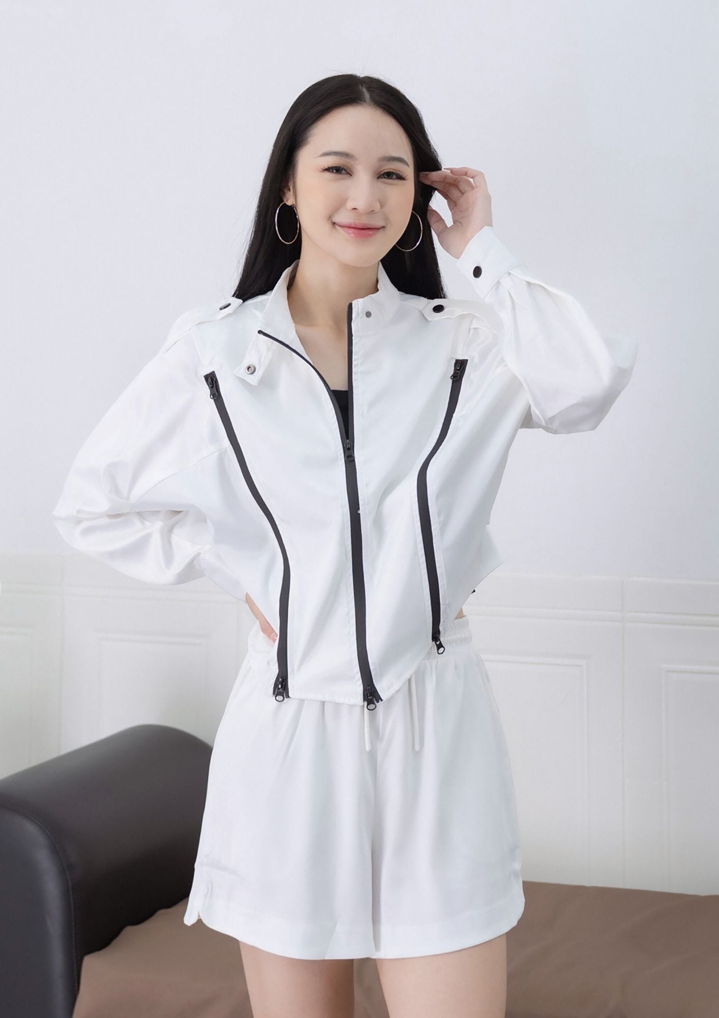 Faith Satin Matching Suit ZBL5055 view 2