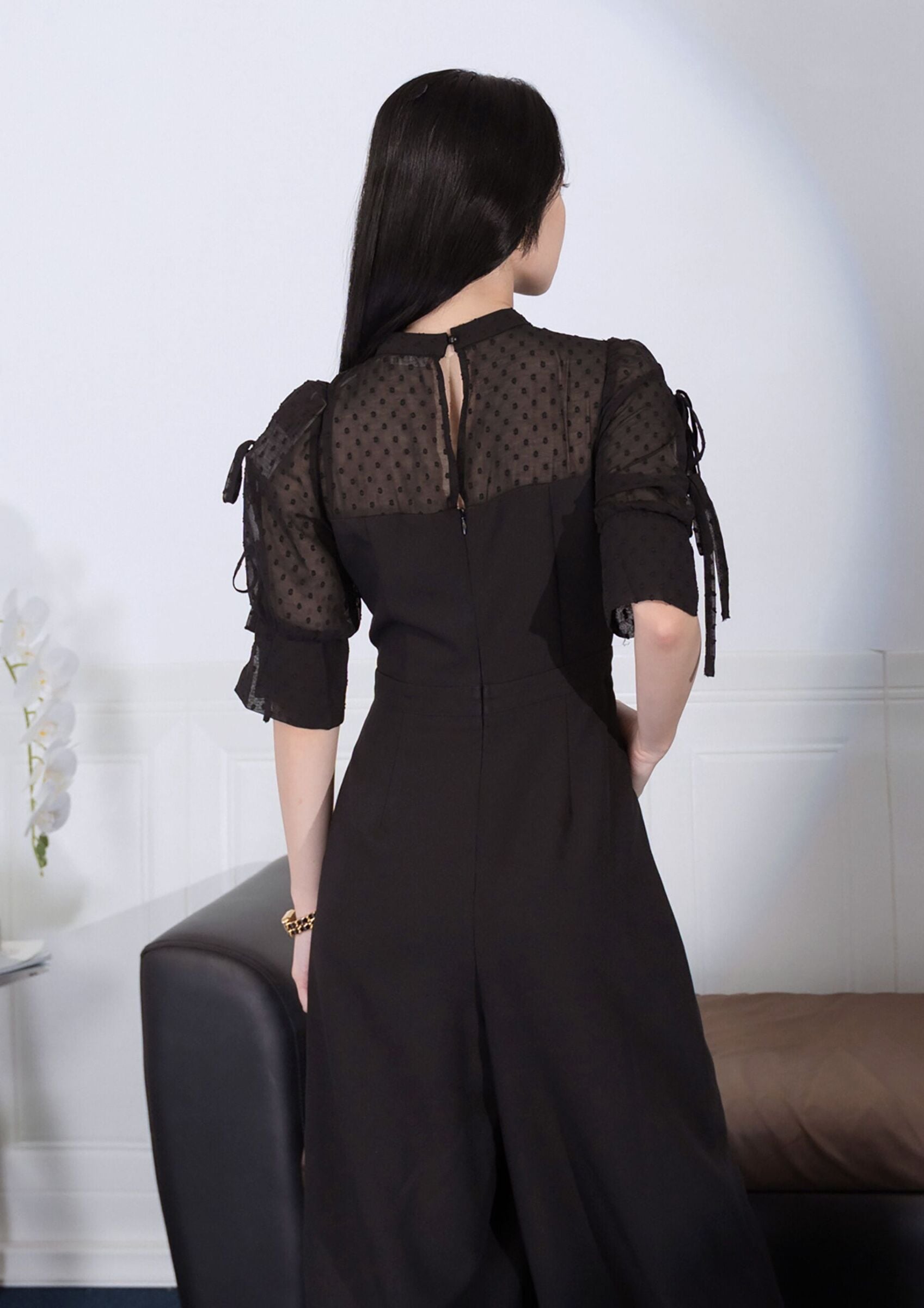 Organza Panel Jumpsuit ZBL5021 view 8