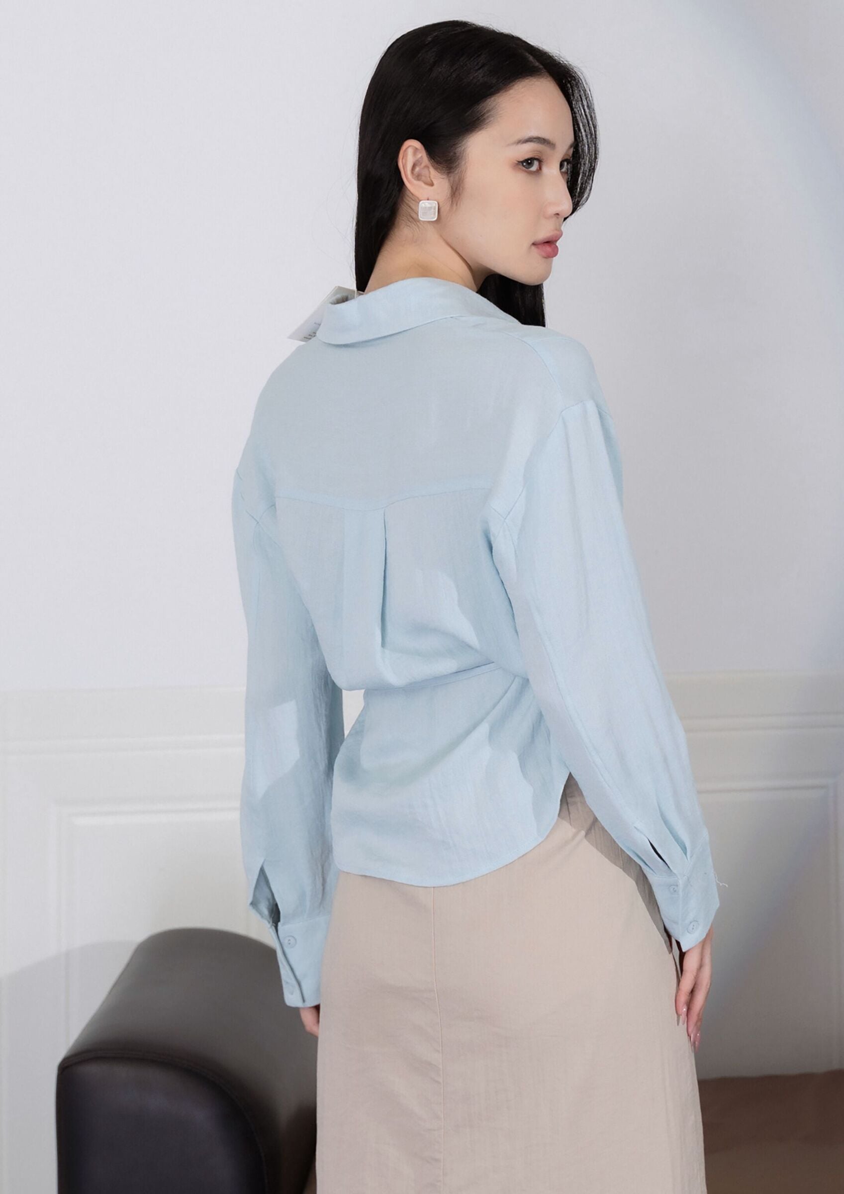 Beatrix V-Line Blouse ZBP5174 view 2