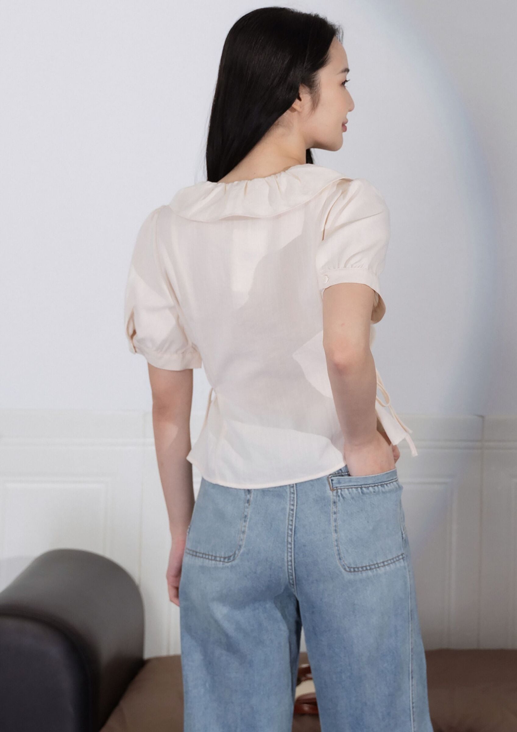 Rhea Frill Collar Blouse ZBP5104 view 3