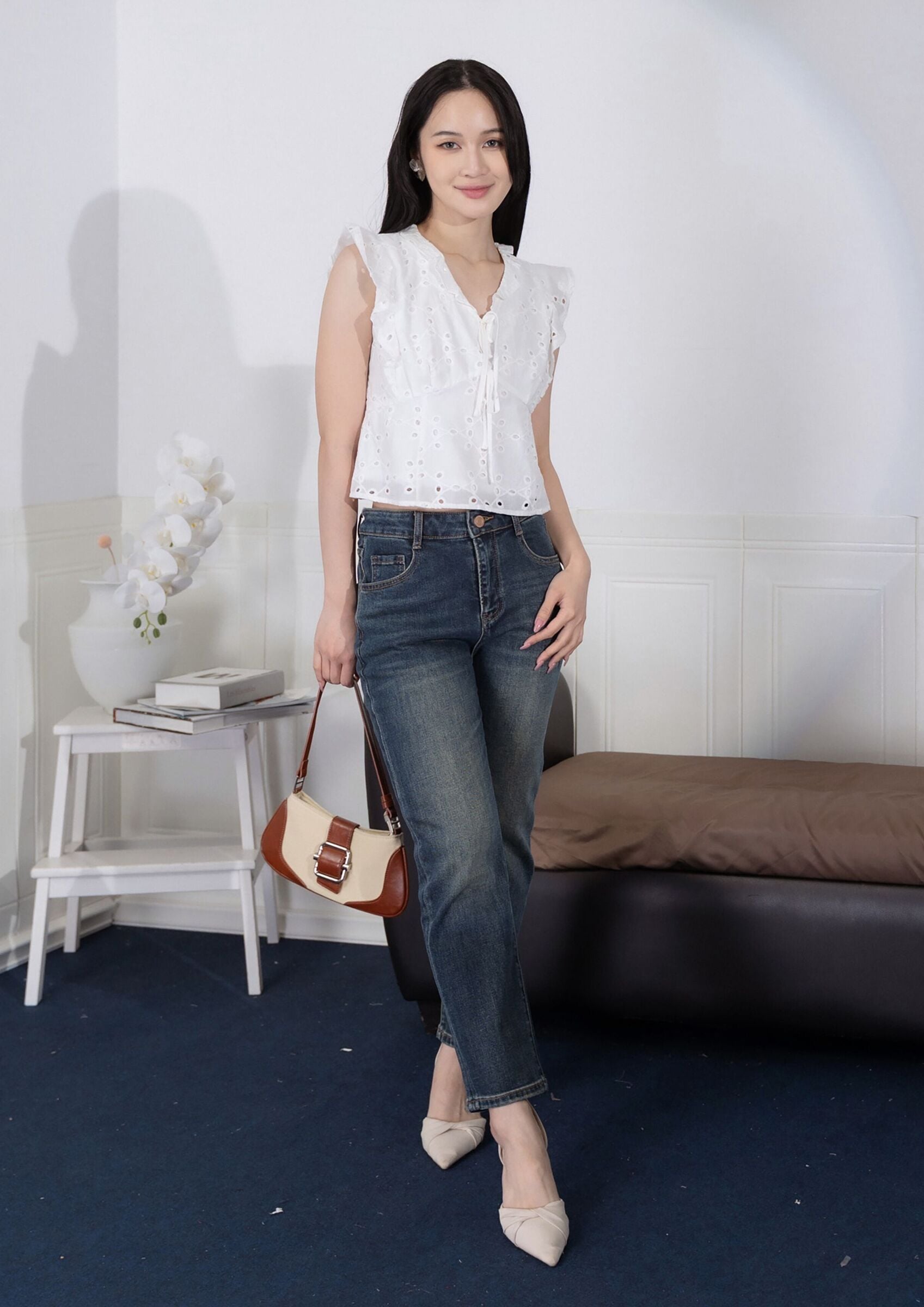 Elodie Bloom Sleeve Blouse ZBP5115 view 3