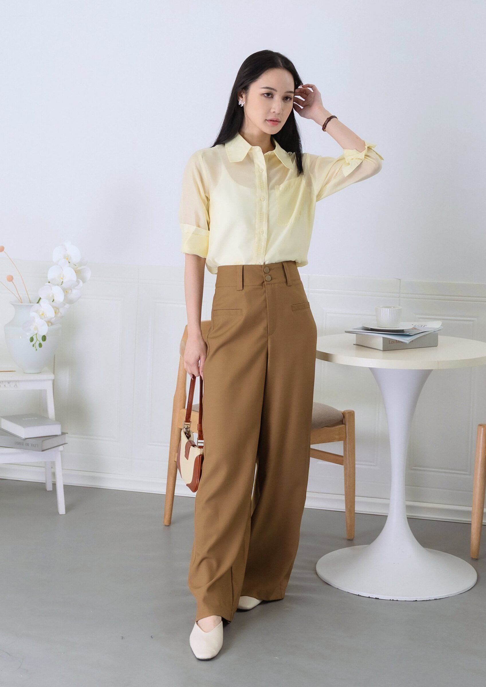 Cora Sheer Mesh Blouse ZBP5203 view 6