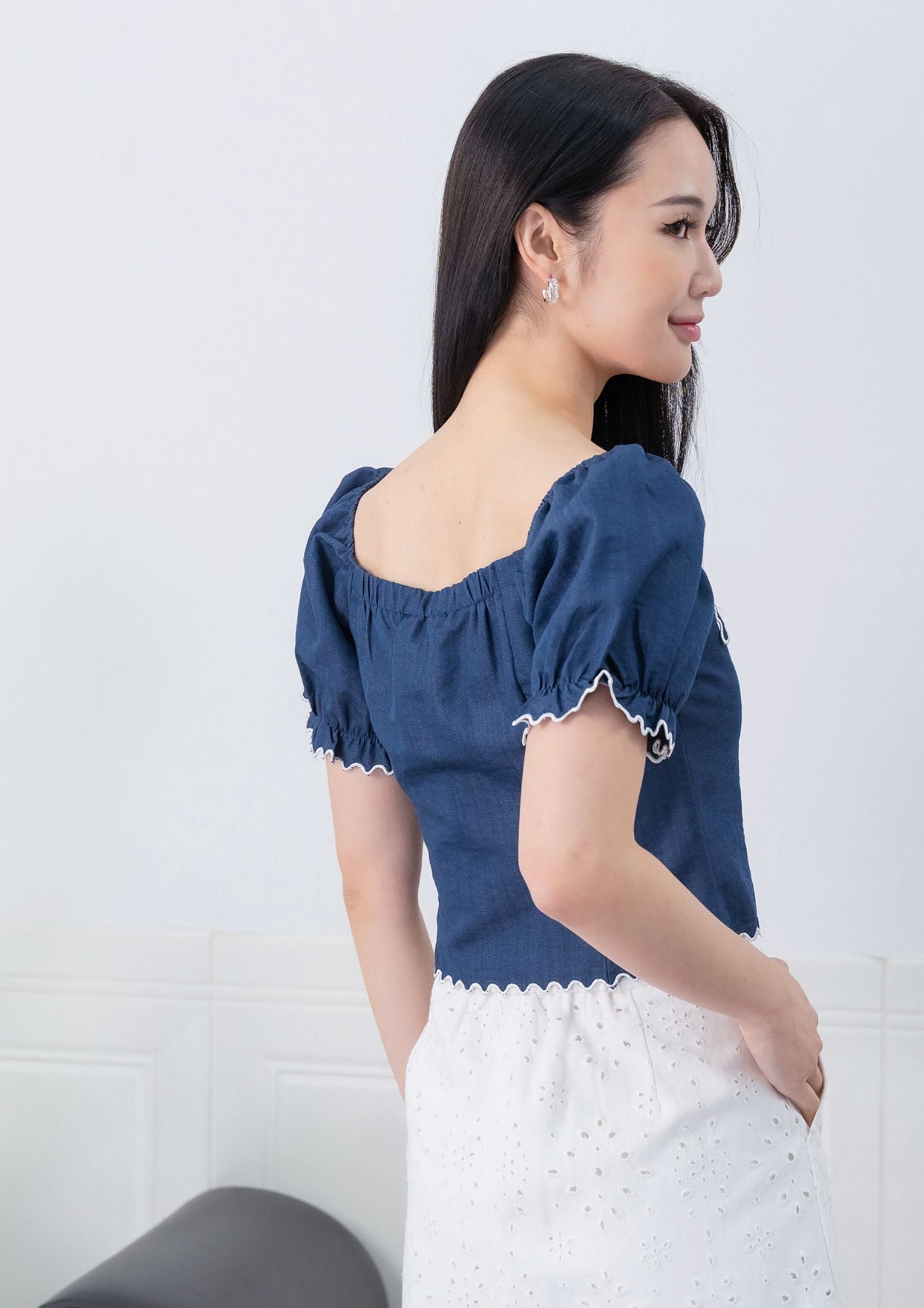 Juliet Puff-sleeve Top ZBP5206 view 5