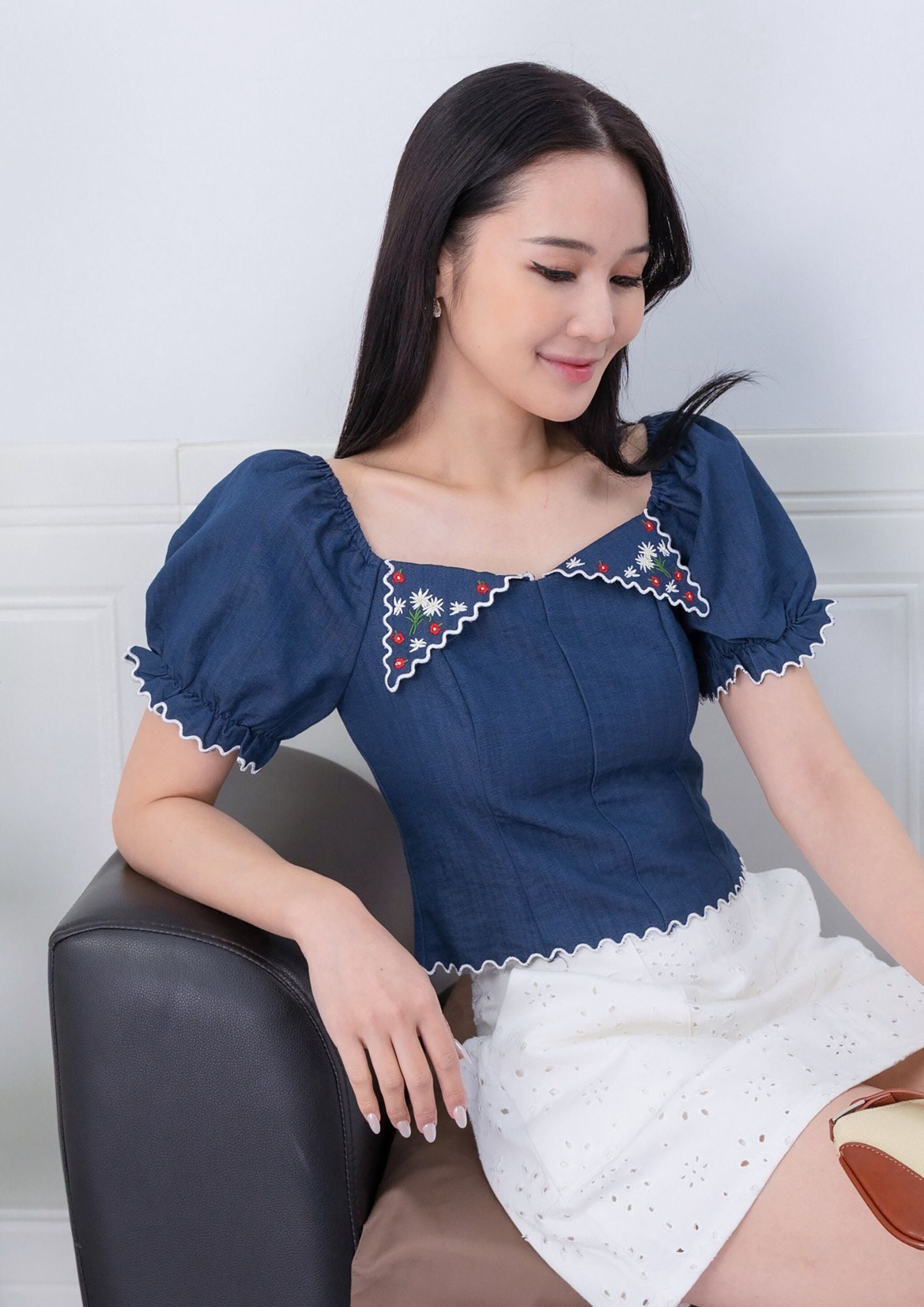 Juliet Puff-sleeve Top ZBP5206 view 3