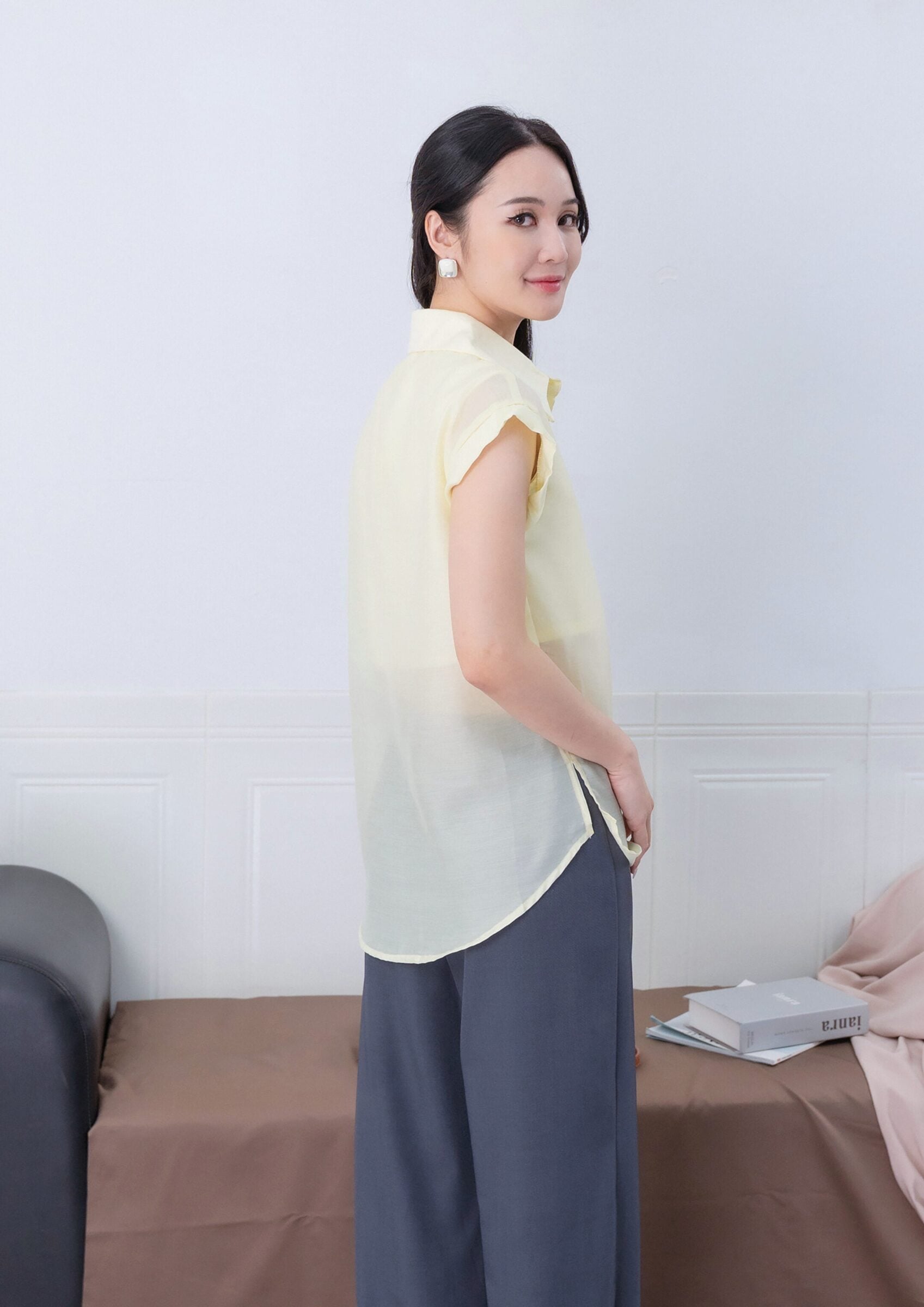 Olga Sheer Organza Shirt ZBP5213 view 6