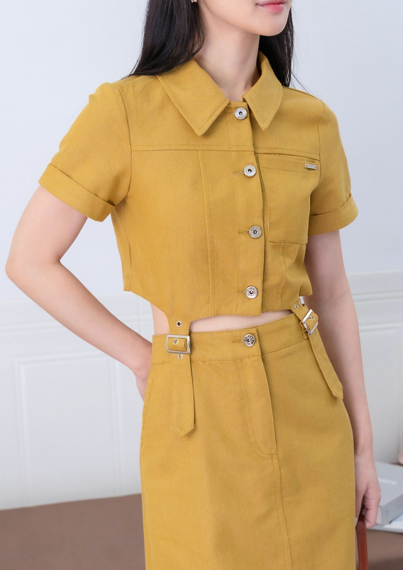 Belted Two-Piece Dress ZBL5044 view 3