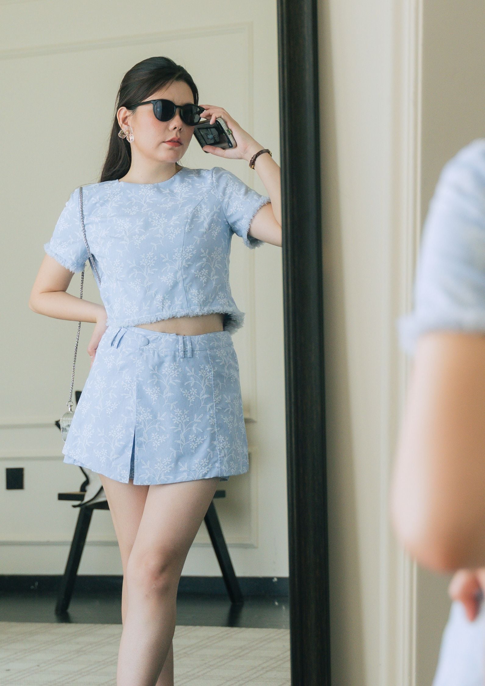 Floral Top with SleevesZBP5168 view 3