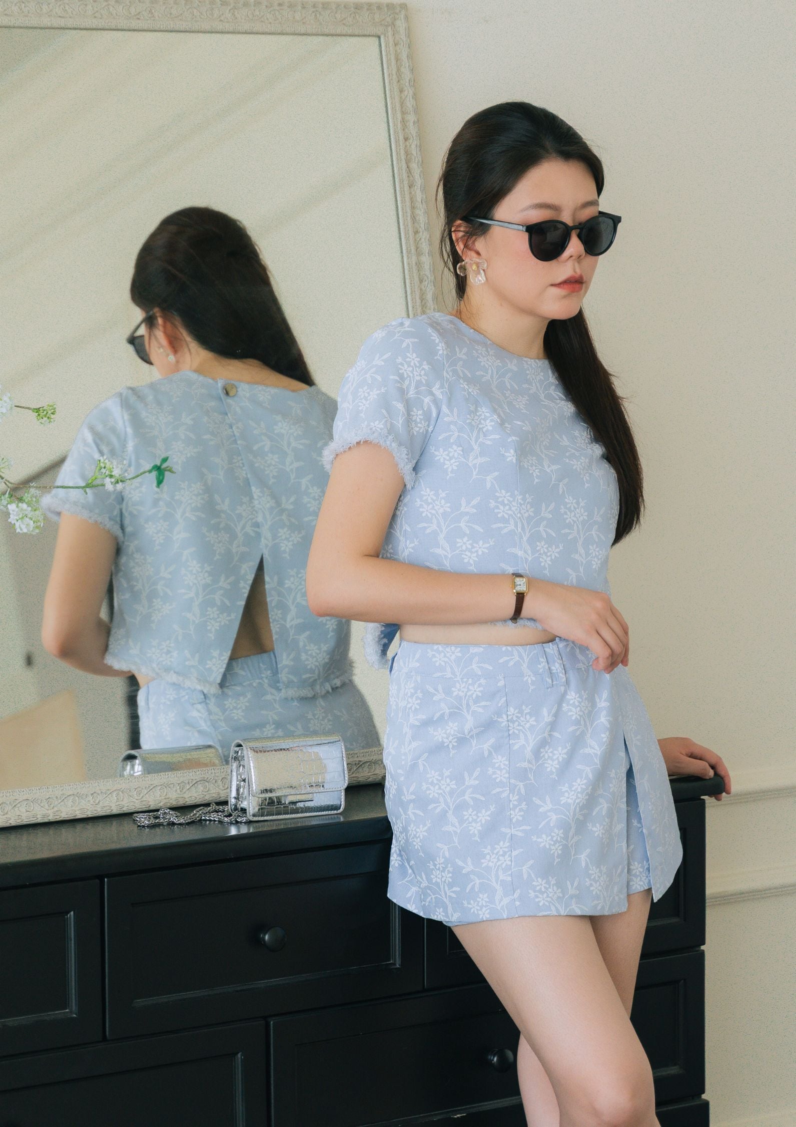 Floral Skort ZPK5021 view 2