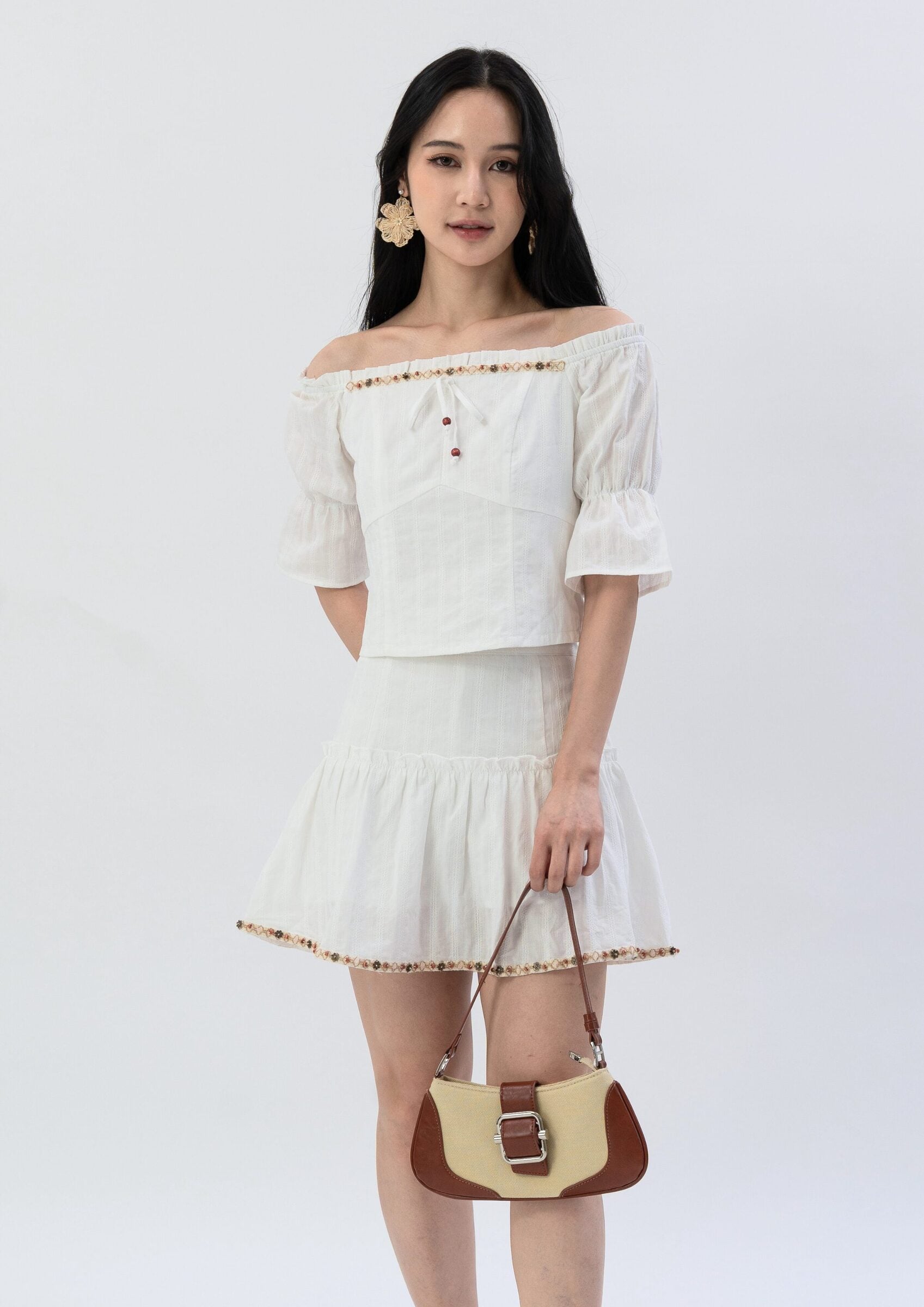 Eleanor Structured Sleeve Top ZBP5177 view 2