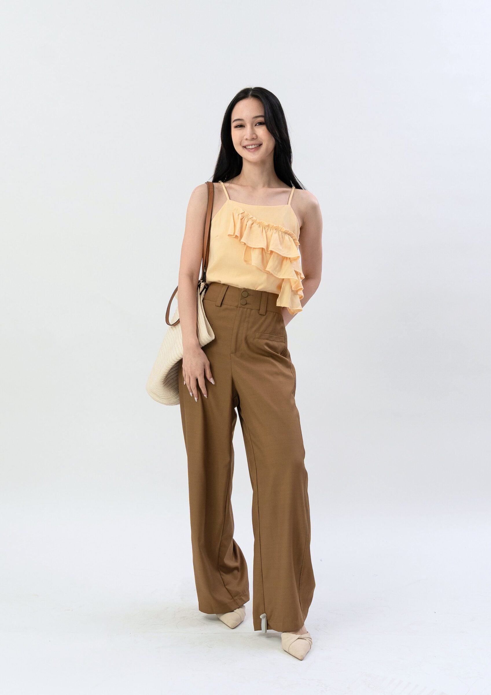 Ruffle Front Cami ZBP5147 view 7