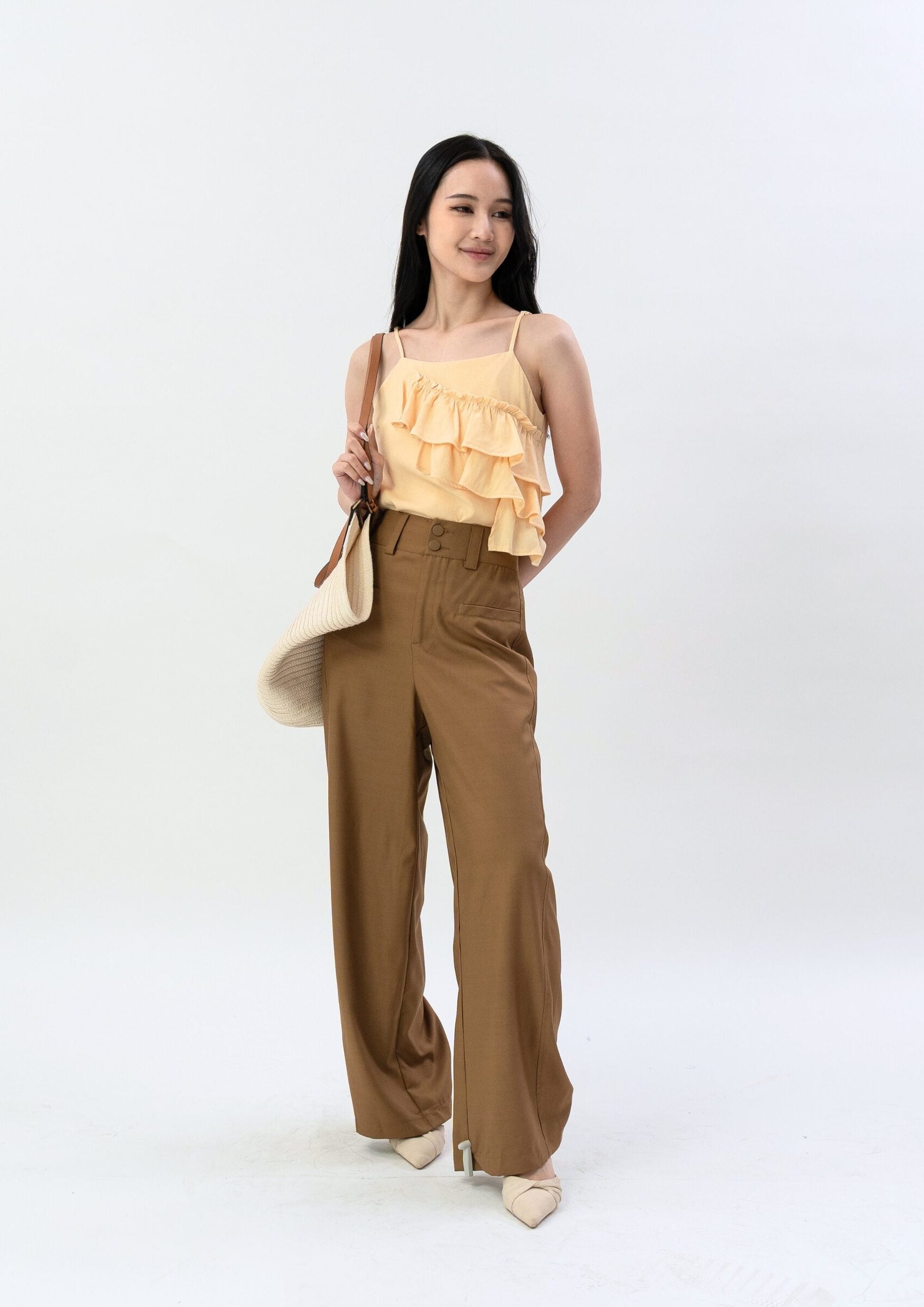 Ruffle Front Cami ZBP5147 view 8