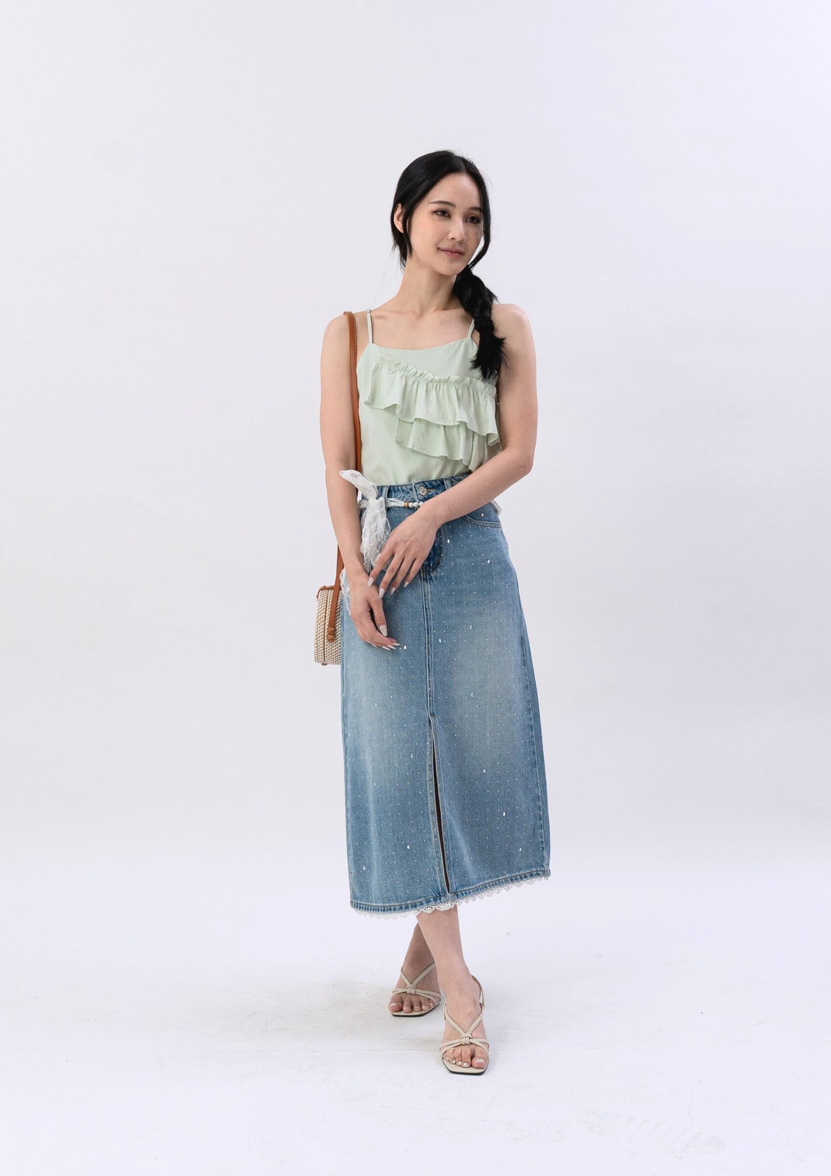 Ruffle Front Cami ZBP5147 view 9