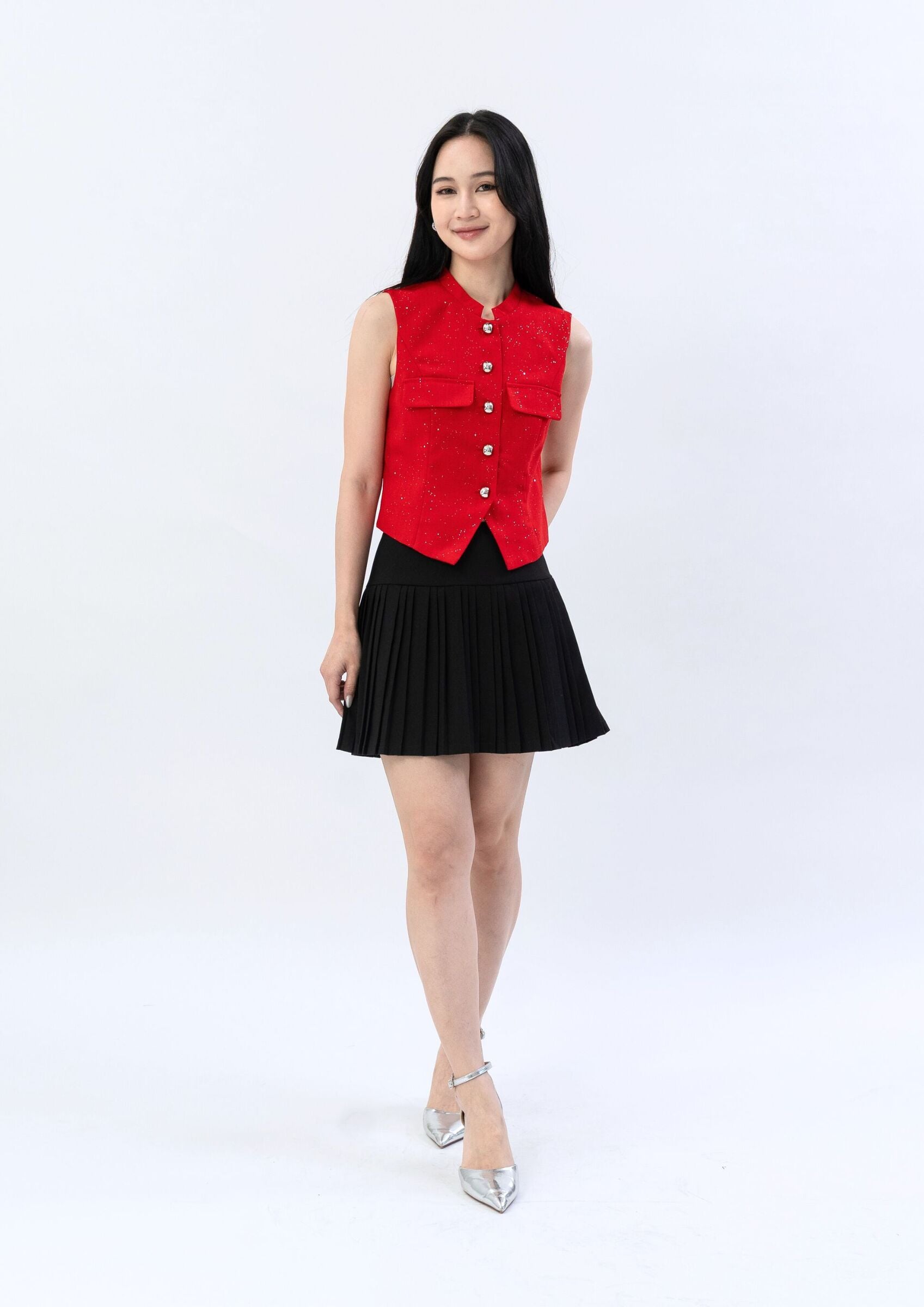 Pleated skirt ZSK5036 view 6