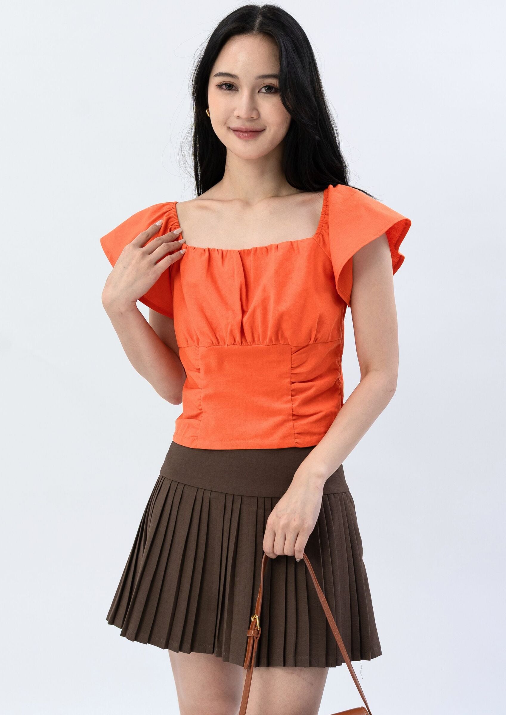 Pleated skirt ZSK5036 view 8