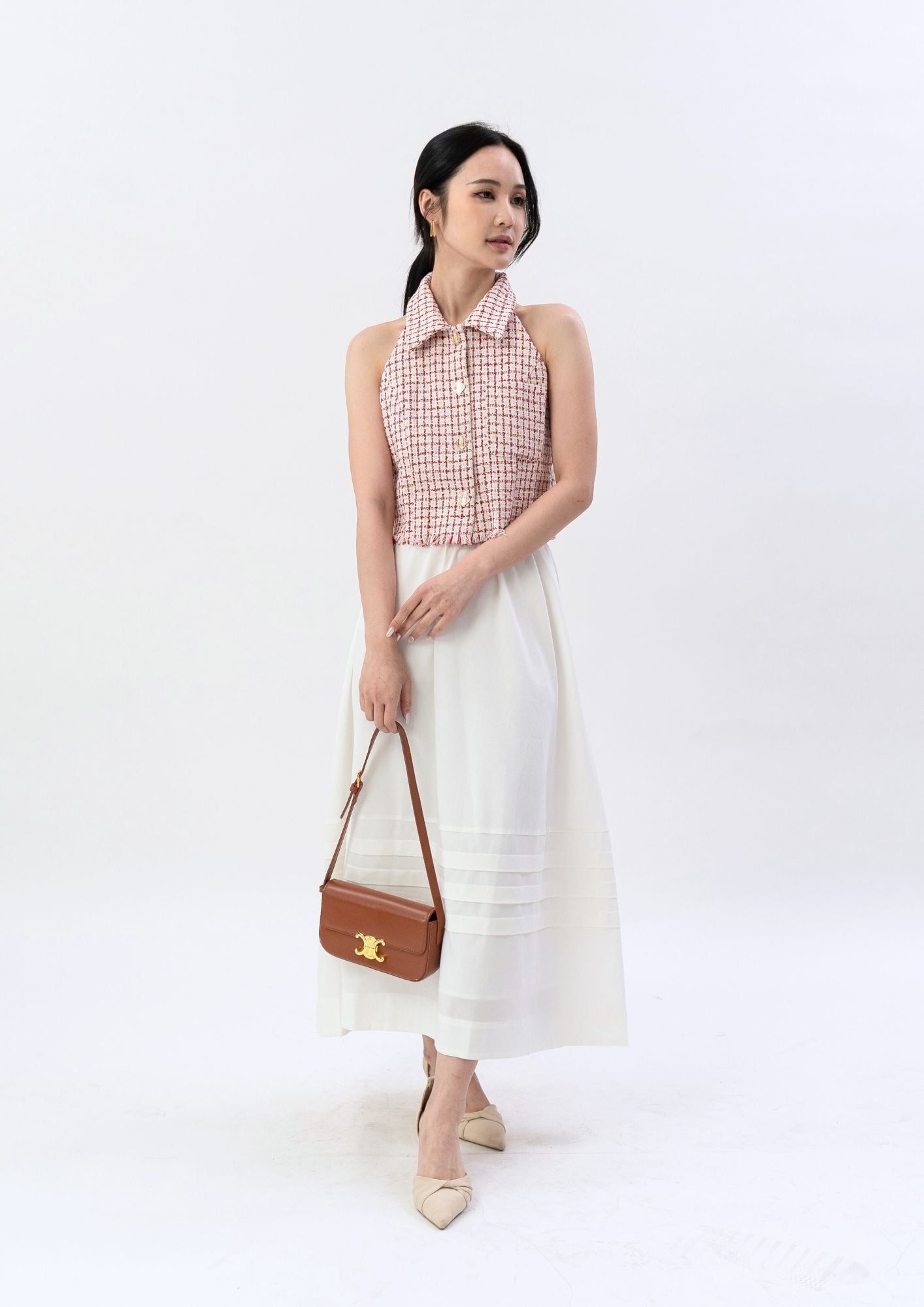 Christmas Tweed Sleeveless Top ZBP5157 view 9
