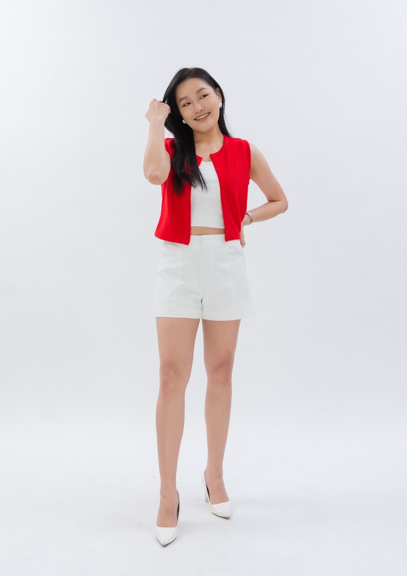 魔术裤 Magic Slim Shorts - WHITE view 9