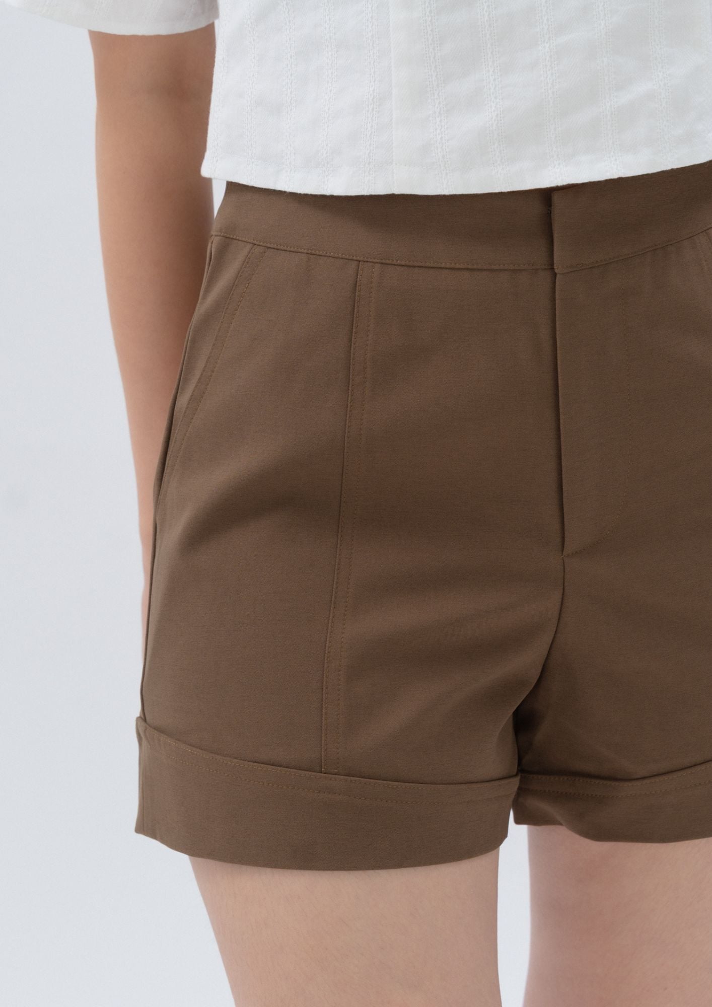 魔术裤 Magic Slim Shorts - BROWN view 5