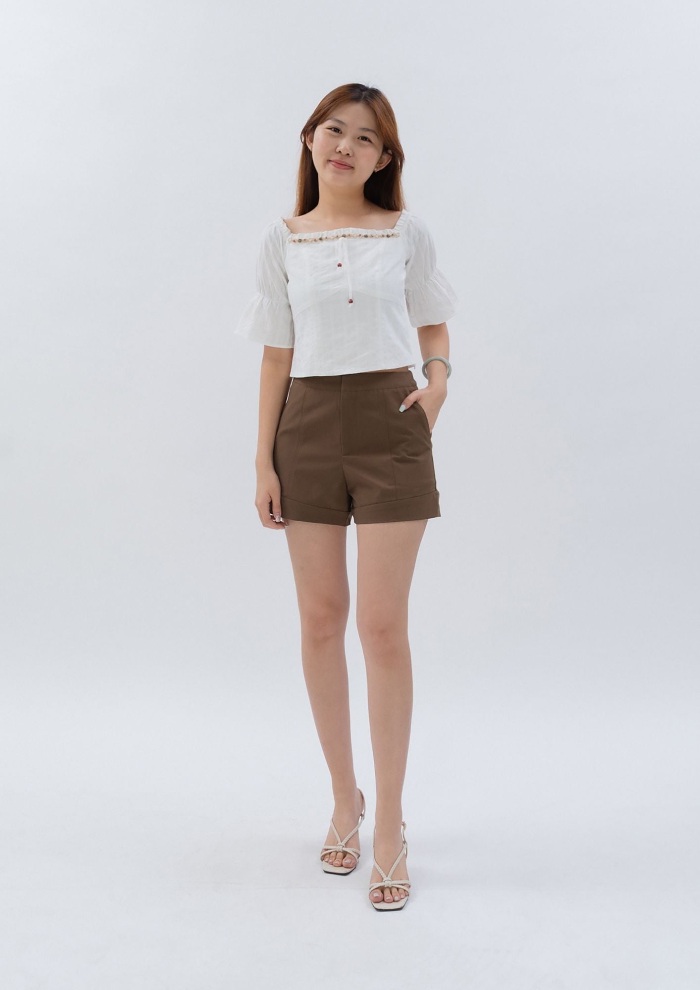 魔术裤 Magic Slim Shorts - BROWN view 7