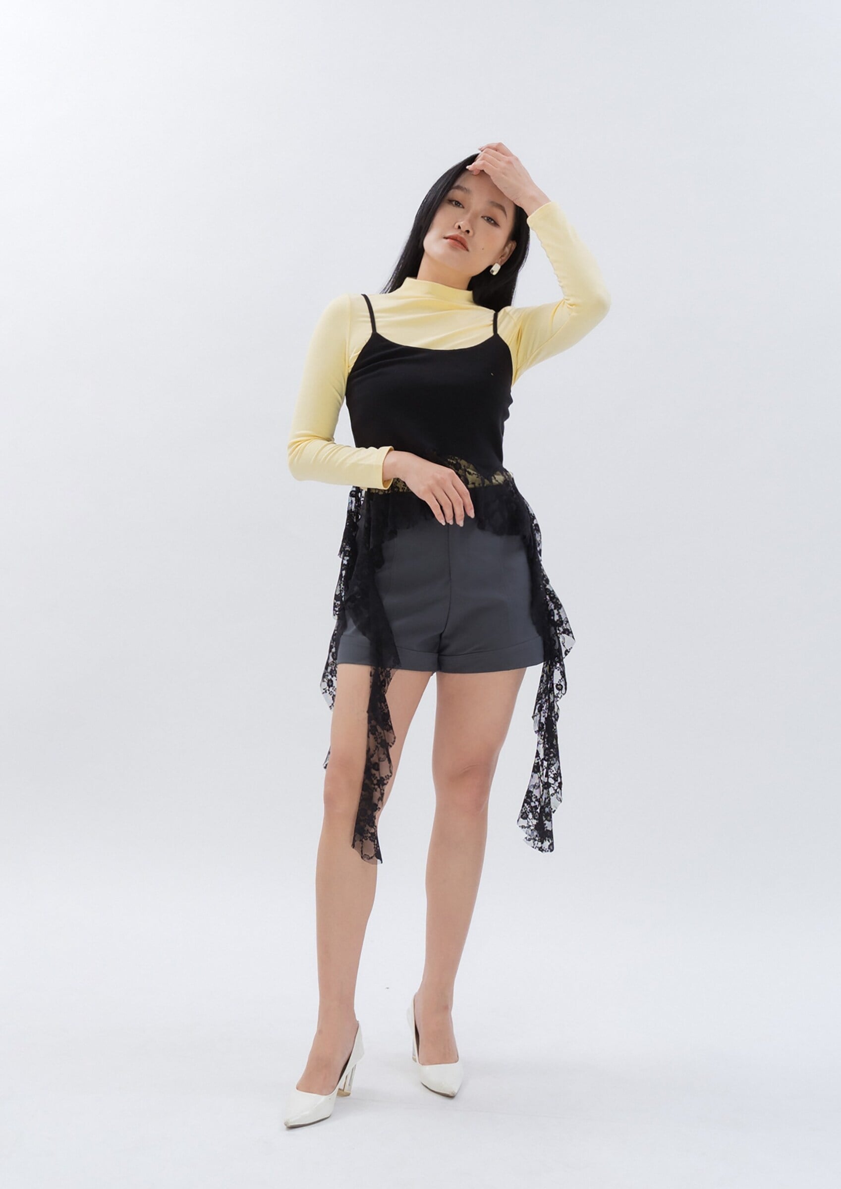 魔术裤 Magic Slim Shorts - DARK GREY view 4
