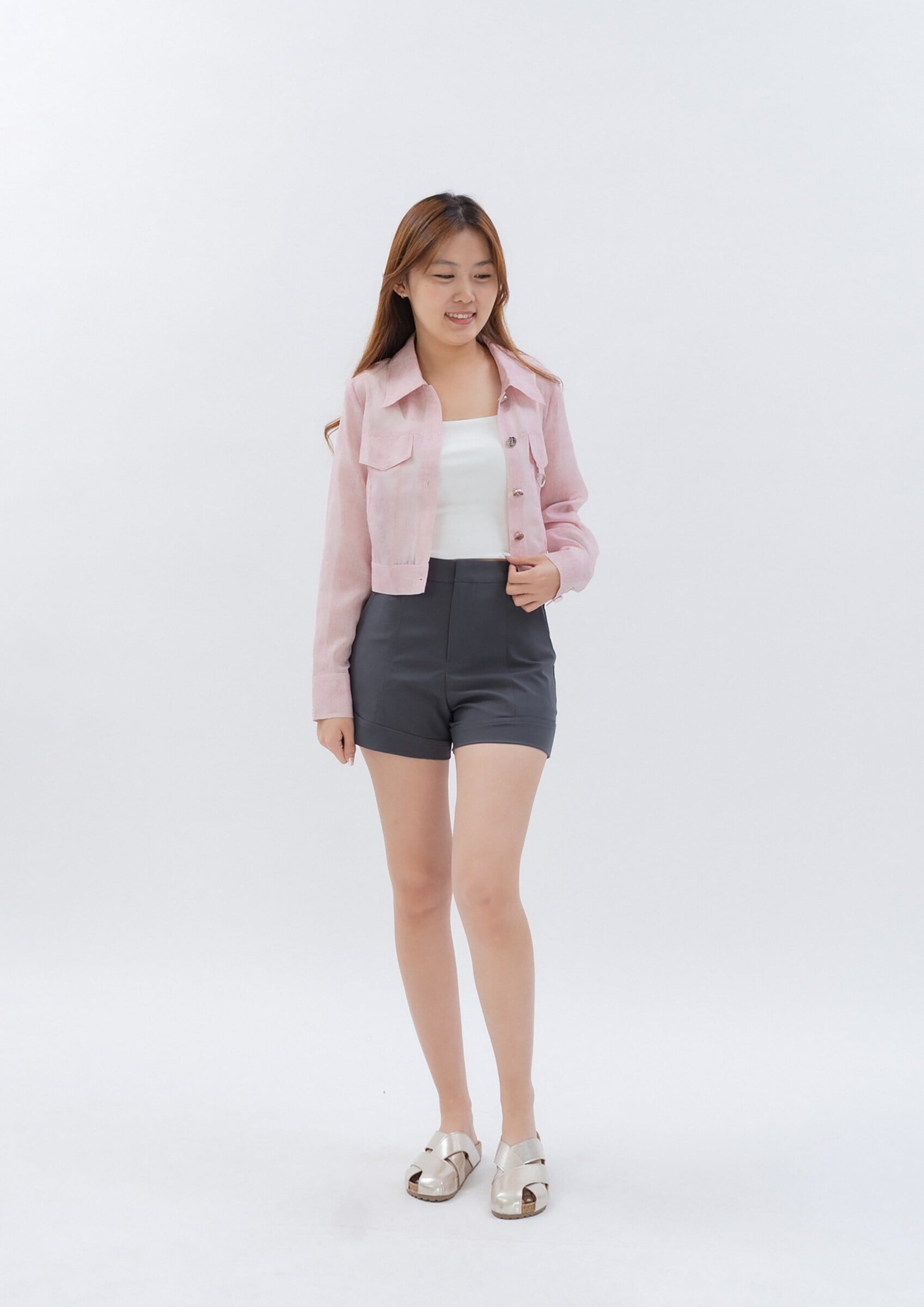 魔术裤 Magic Slim Shorts - DARK GREY view 2