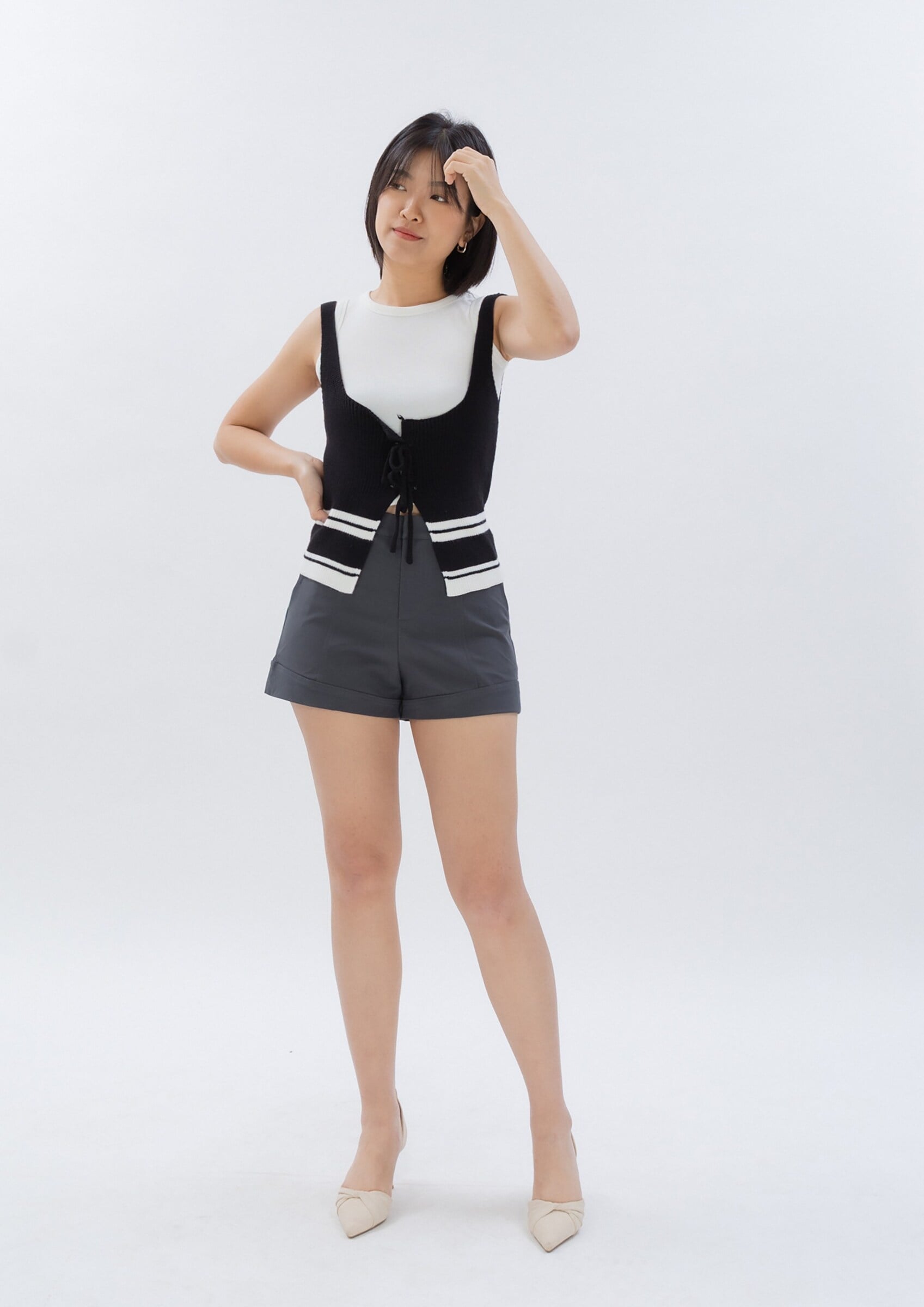 魔术裤 Magic Slim Shorts - DARK GREY view 6