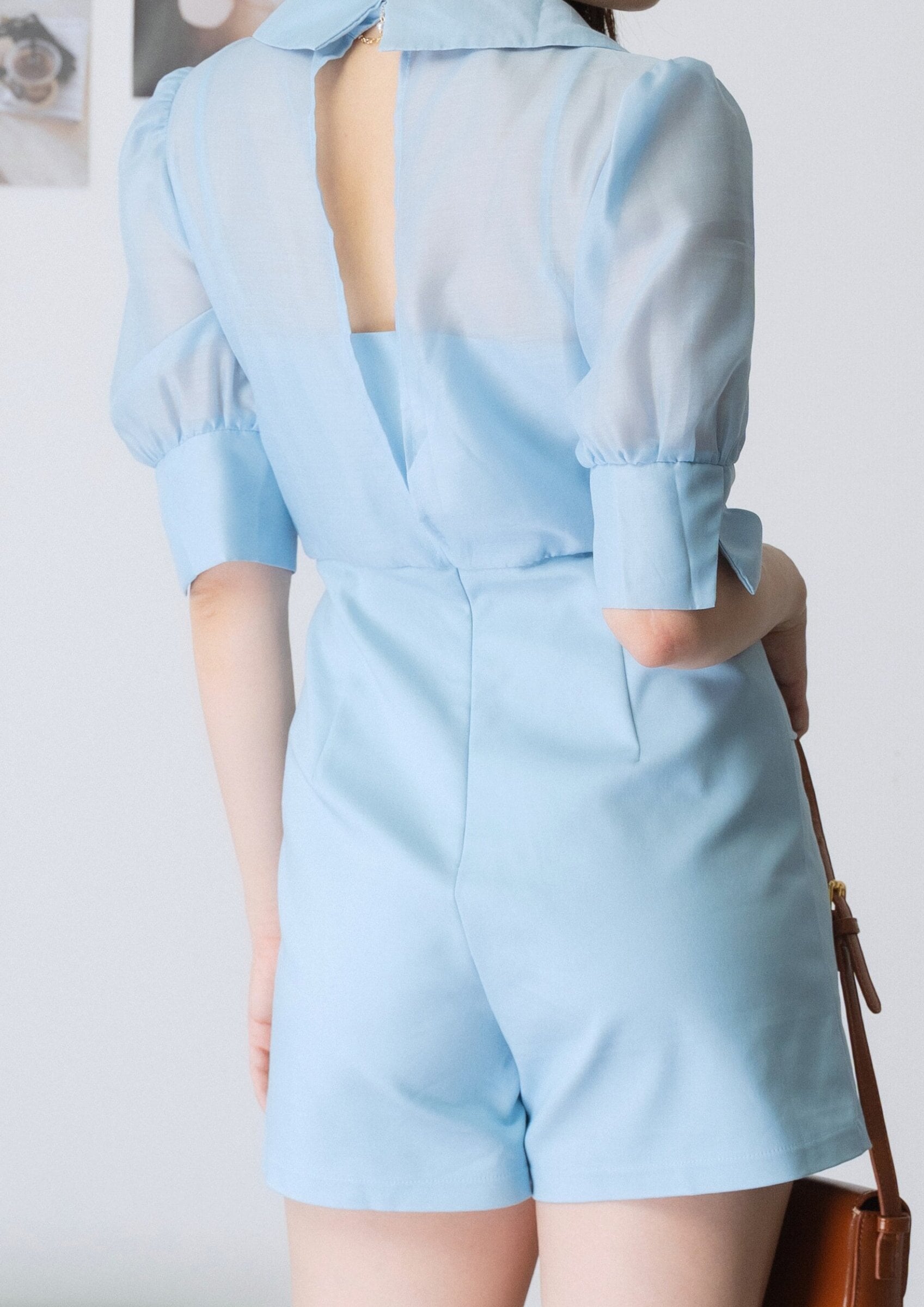 Organza Patchwork Jumpsuit ZBL5053 view 7