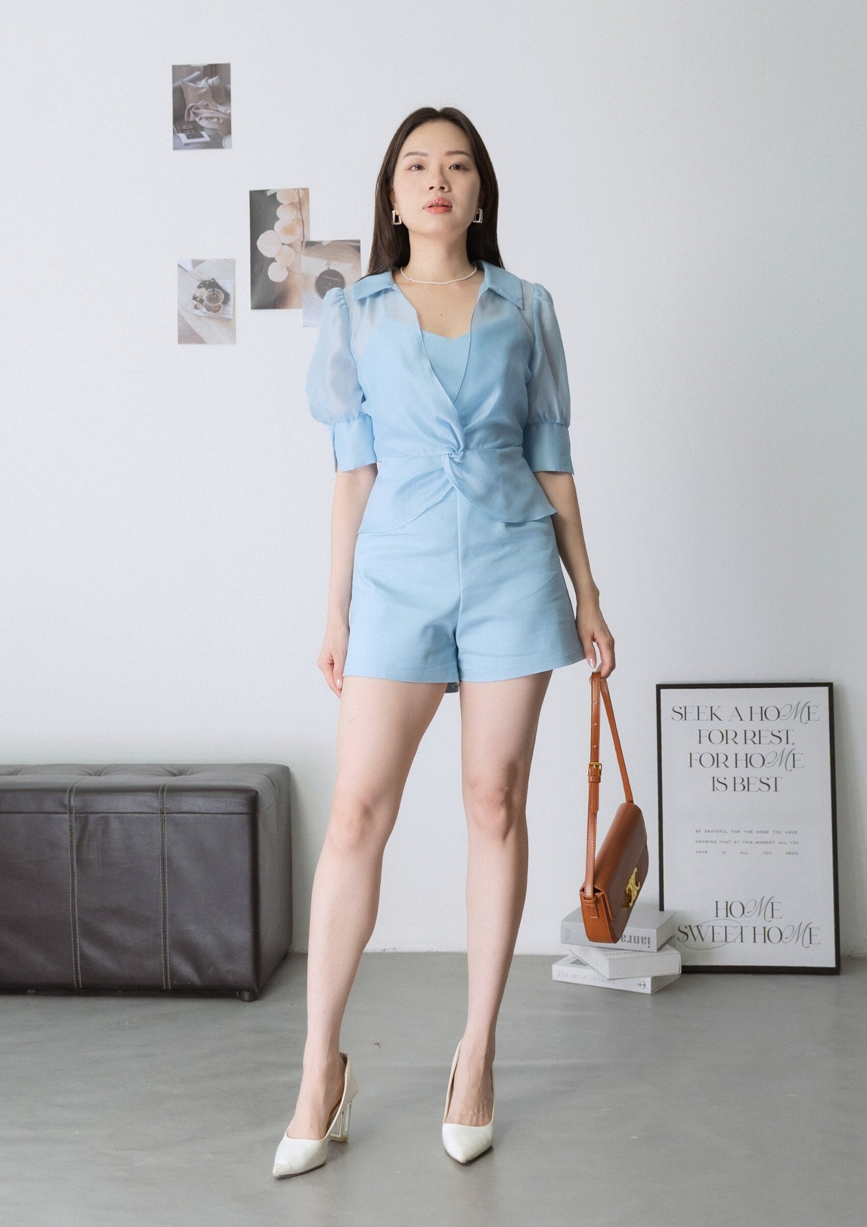 Organza Patchwork Jumpsuit ZBL5053 view 5