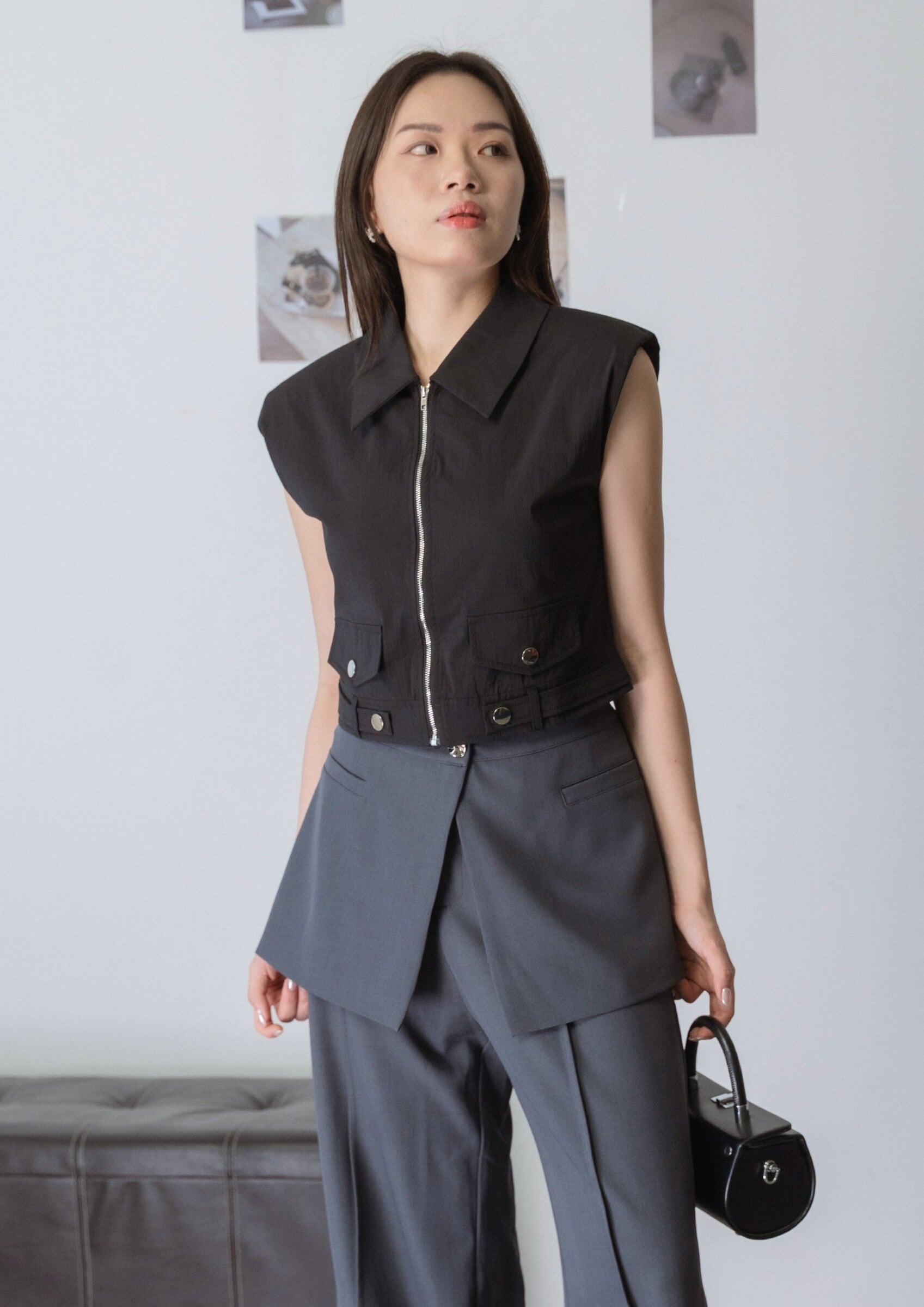 Fallon Utility Vest Top ZBP5092 view 3