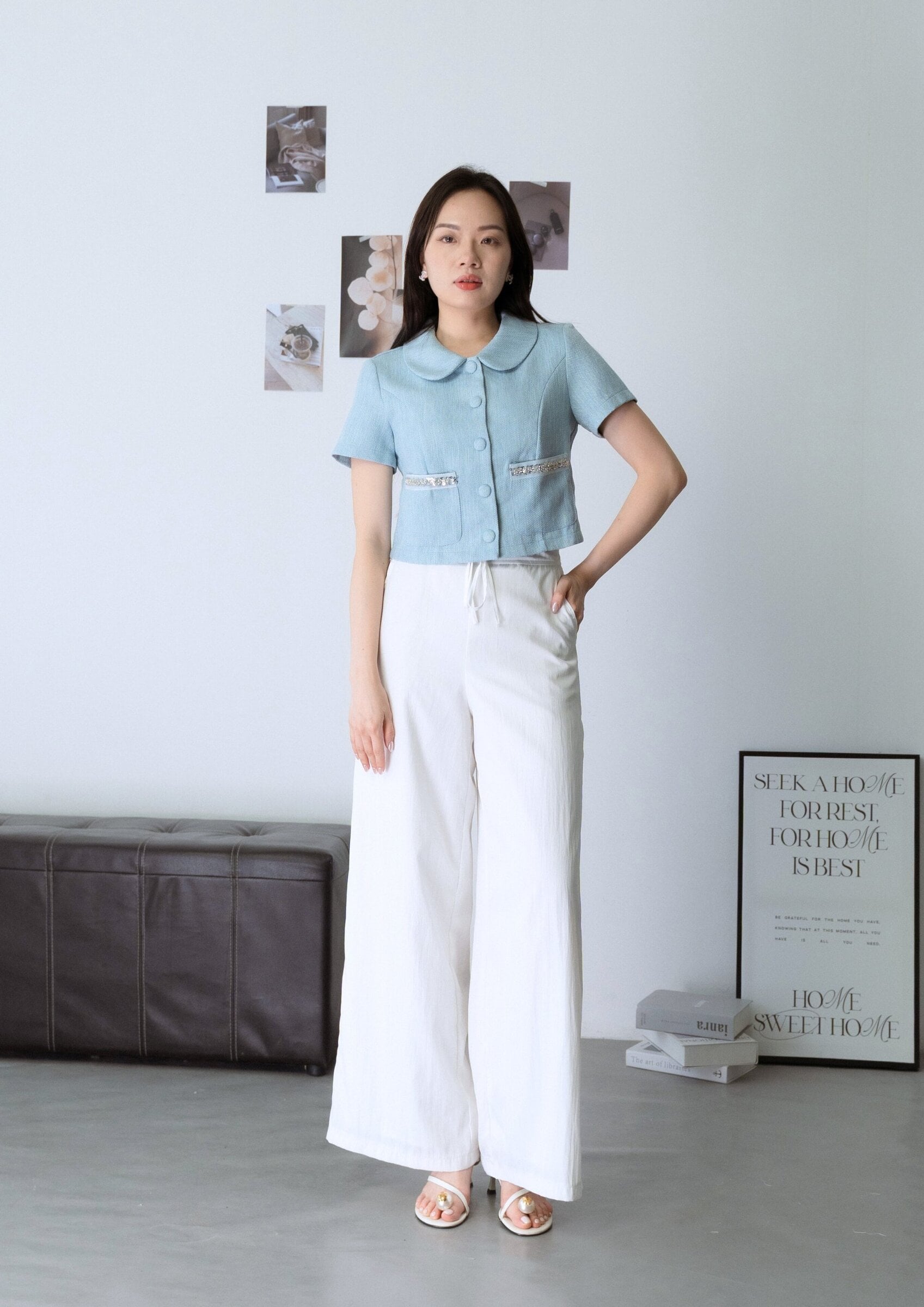 懒人显瘦裤 Pants ZLP5042 - WHITE view 5