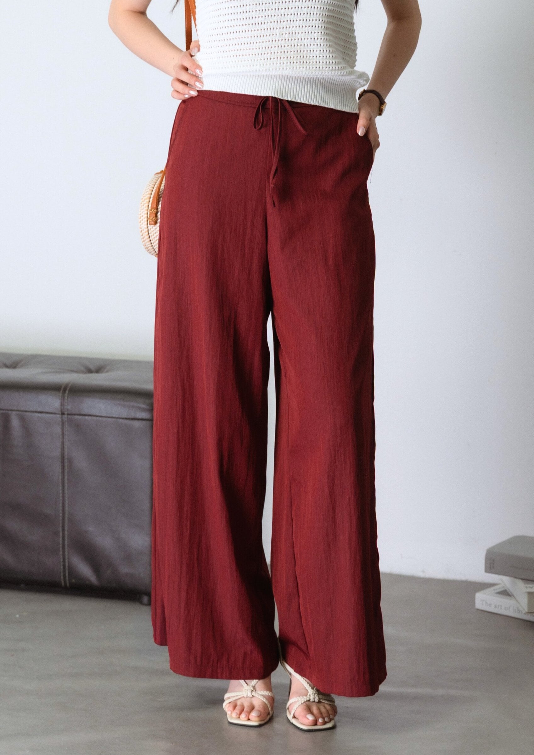 懒人显瘦裤 Pants ZLP5042 - RED view 3