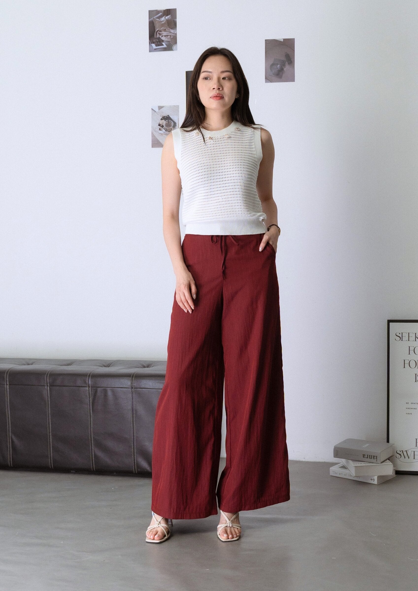 懒人显瘦裤 Pants ZLP5042 - RED view 5