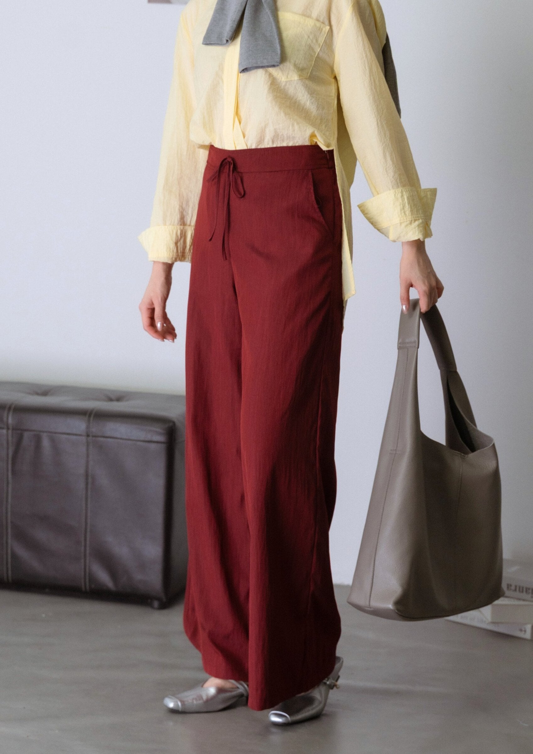 懒人显瘦裤 Pants ZLP5042 - RED view 9