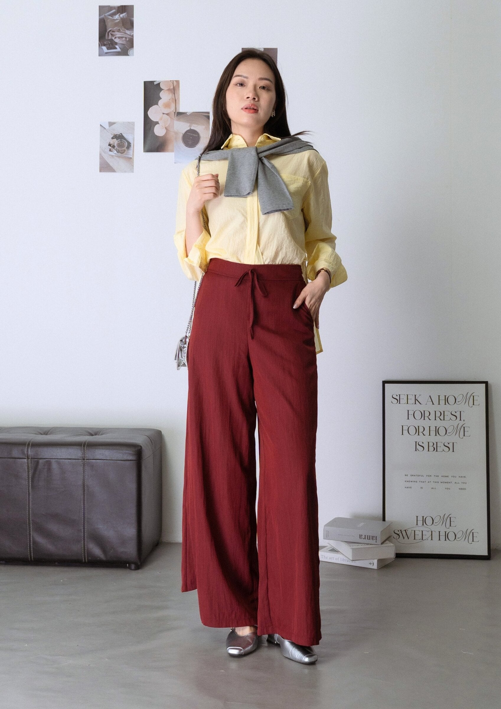 懒人显瘦裤 Pants ZLP5042 - RED view 8