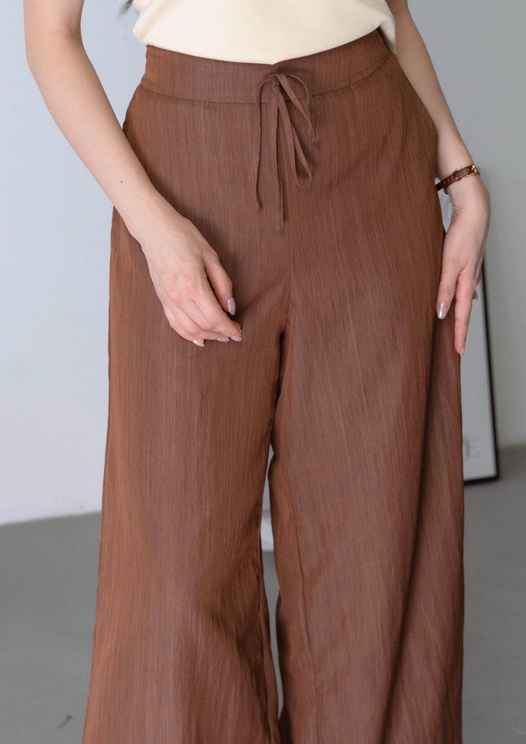懒人显瘦裤 Pants ZLP5042 - BROWN view 5