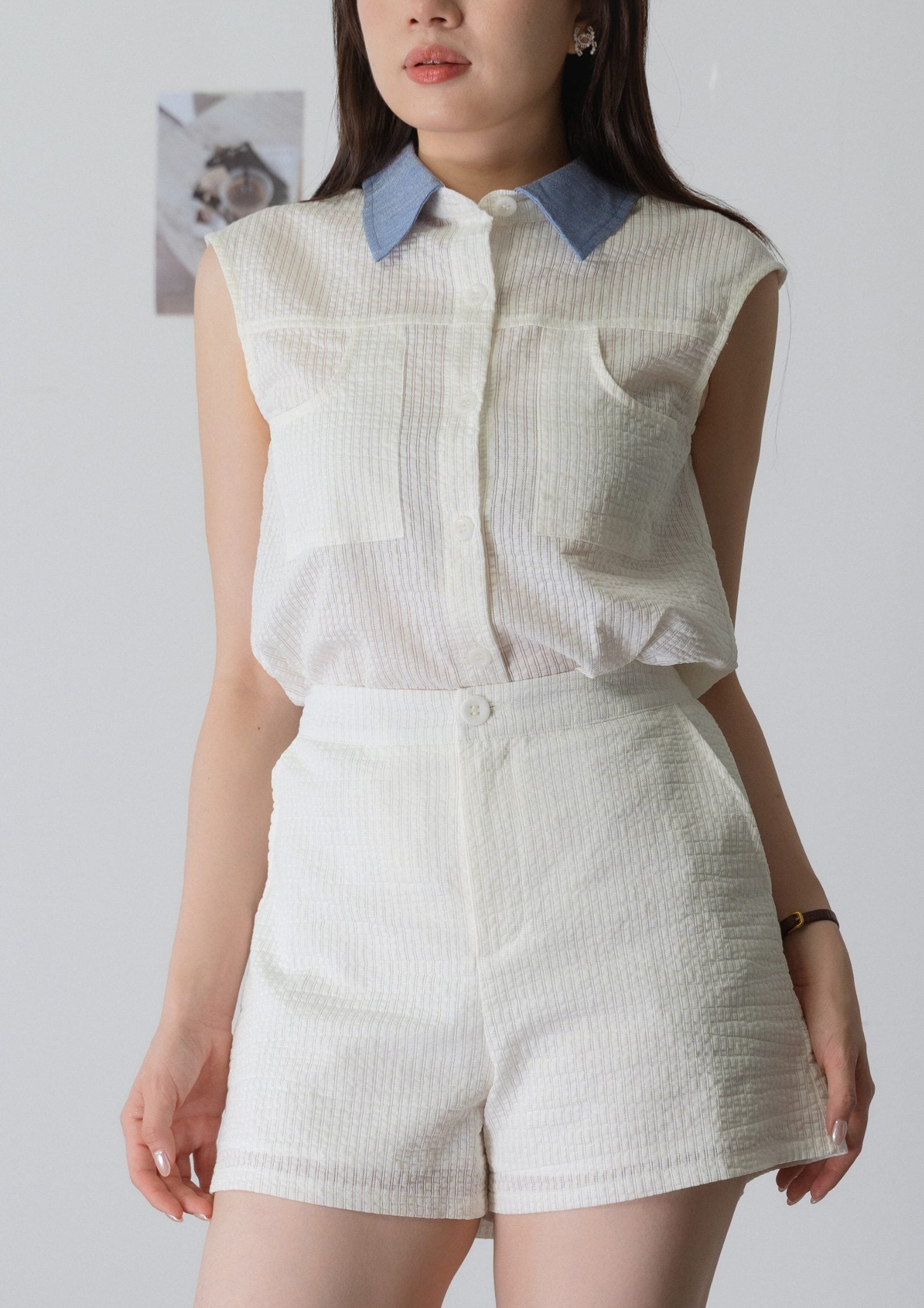 Sleeveless Two-Piece Set ZBL5052 view 5