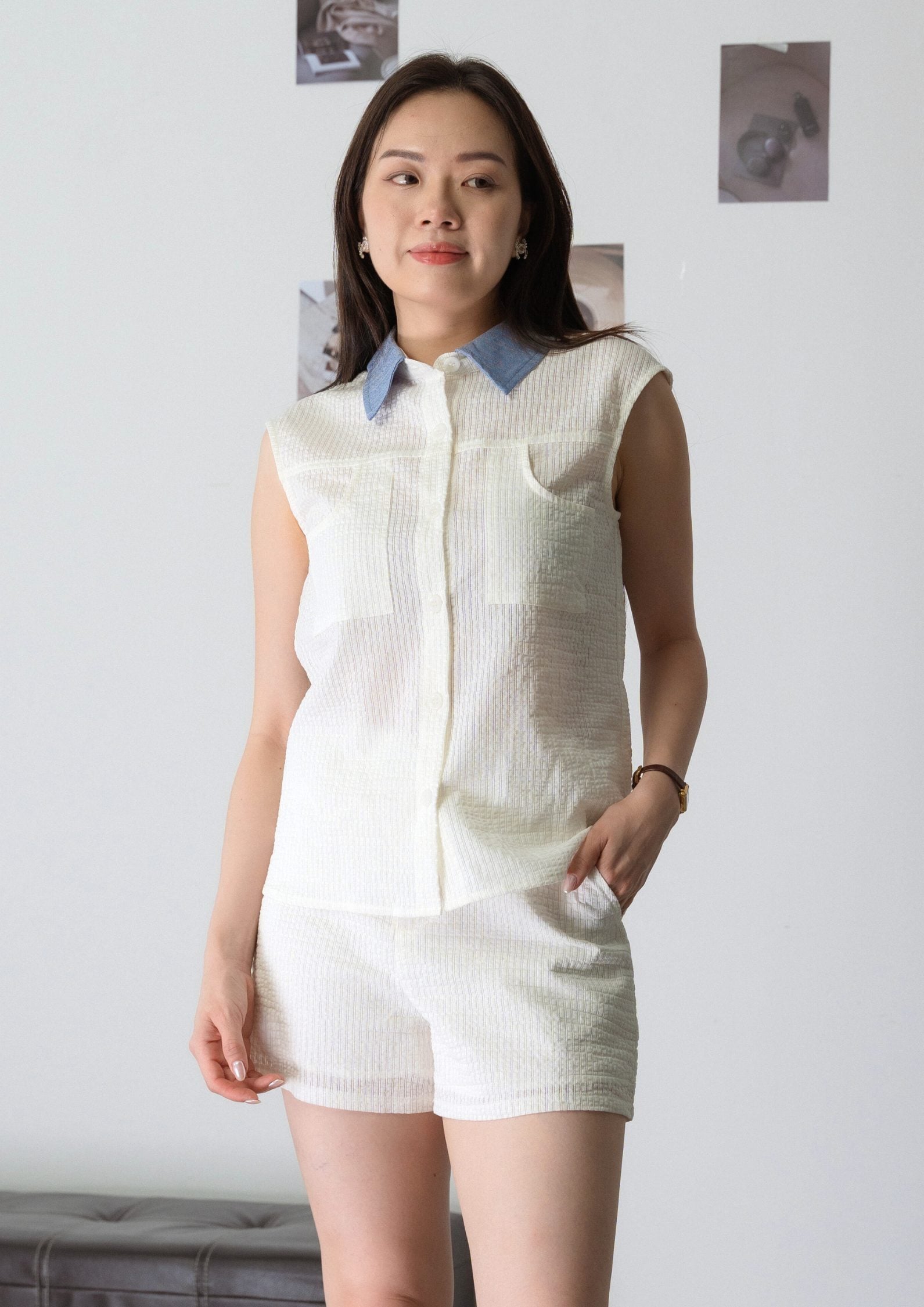 Sleeveless Two-Piece Set ZBL5052 view 7
