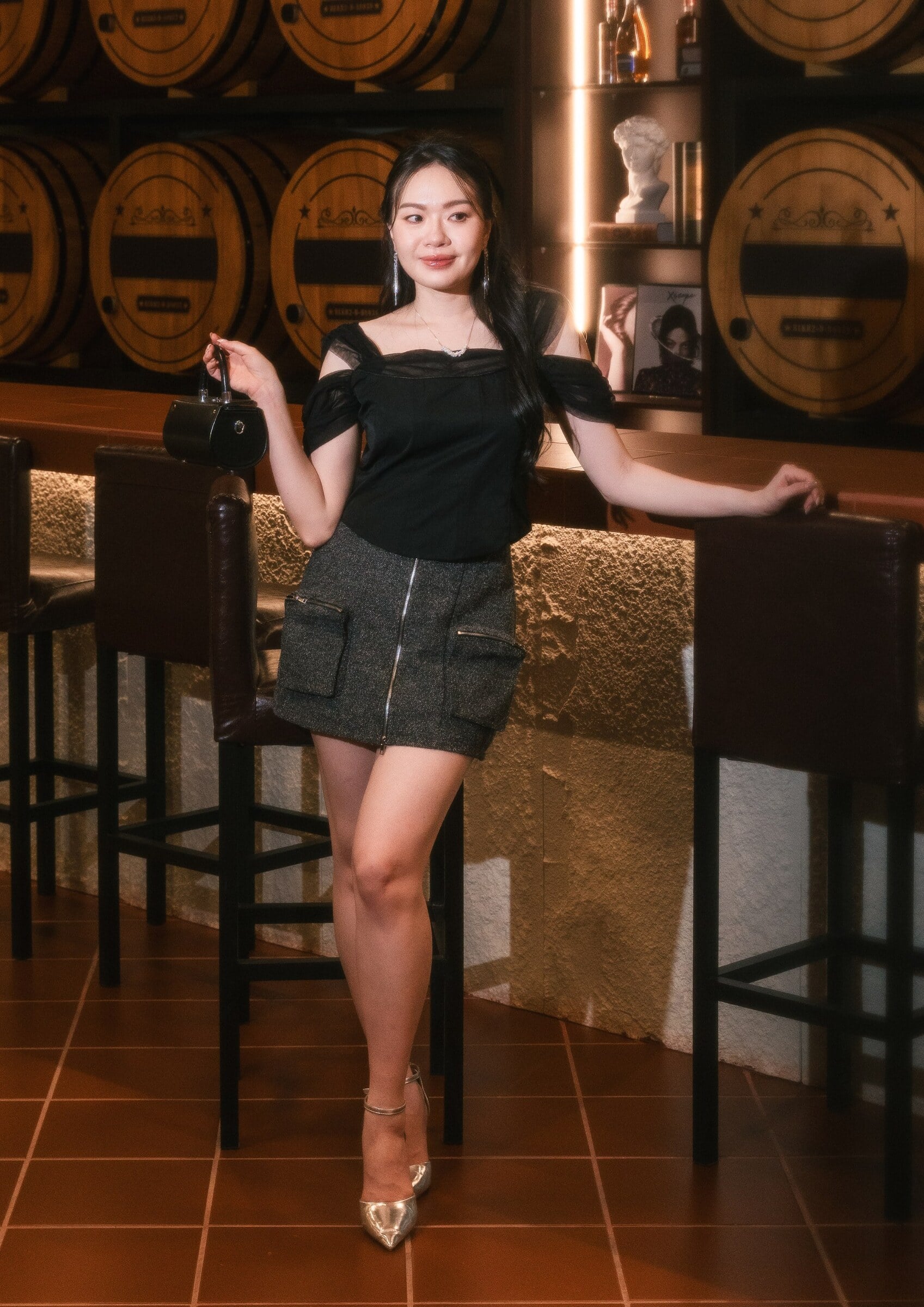 Pocket Mini Skirt ZSK5065 view 3