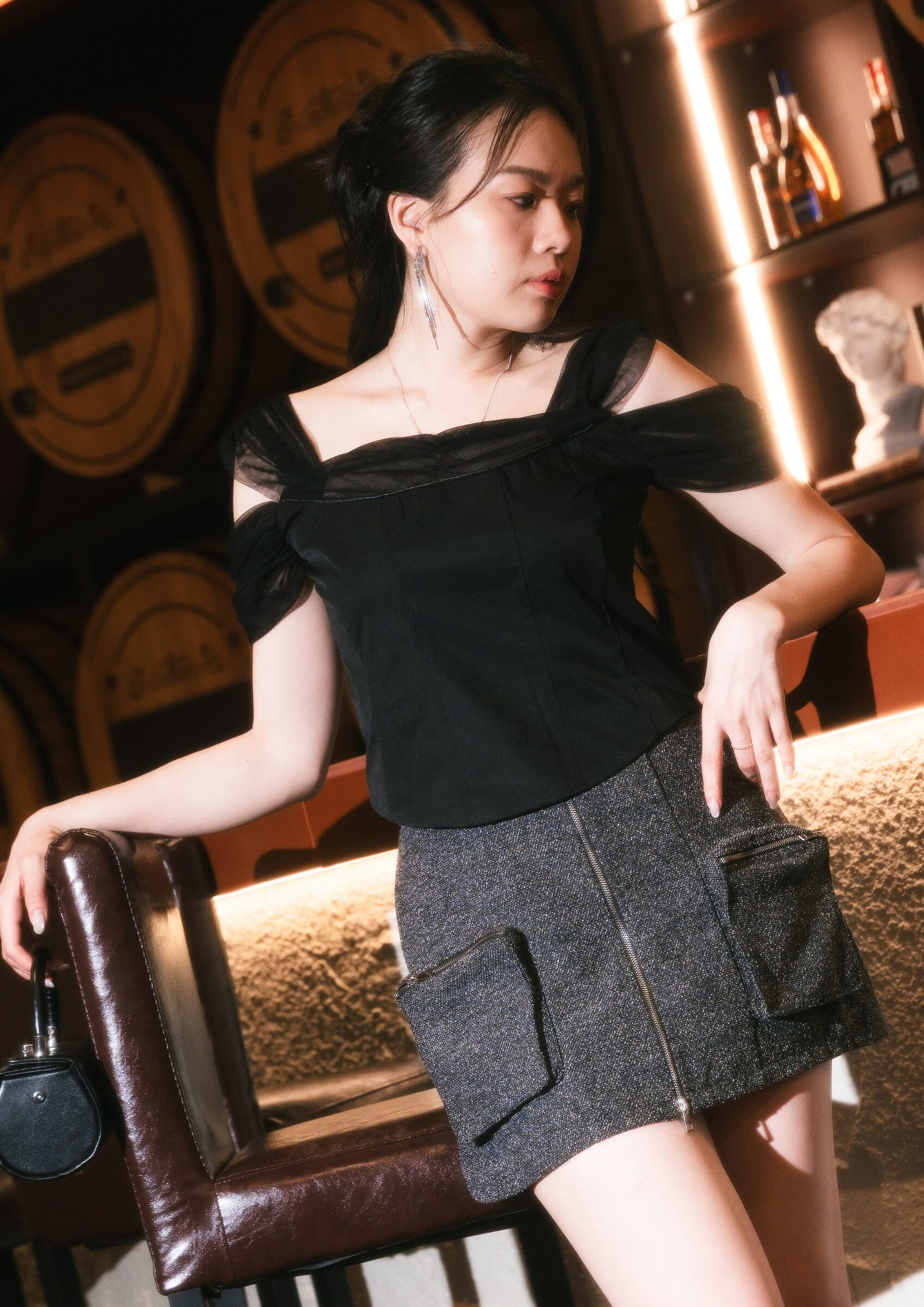 Pocket Mini Skirt ZSK5065 view 5