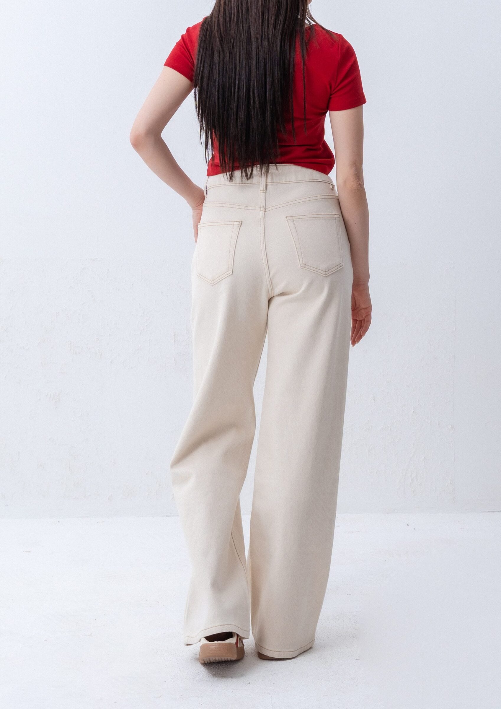 Twill Straight Pants ZJL5034 view 3