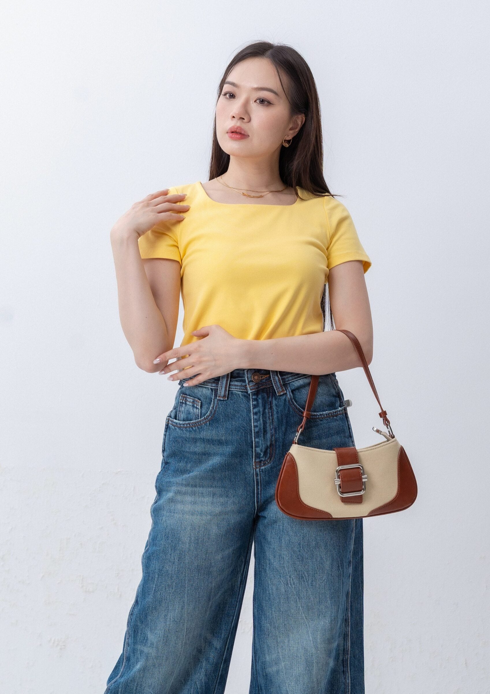 Wide-Leg Denim Pants ZJL5031 view 4