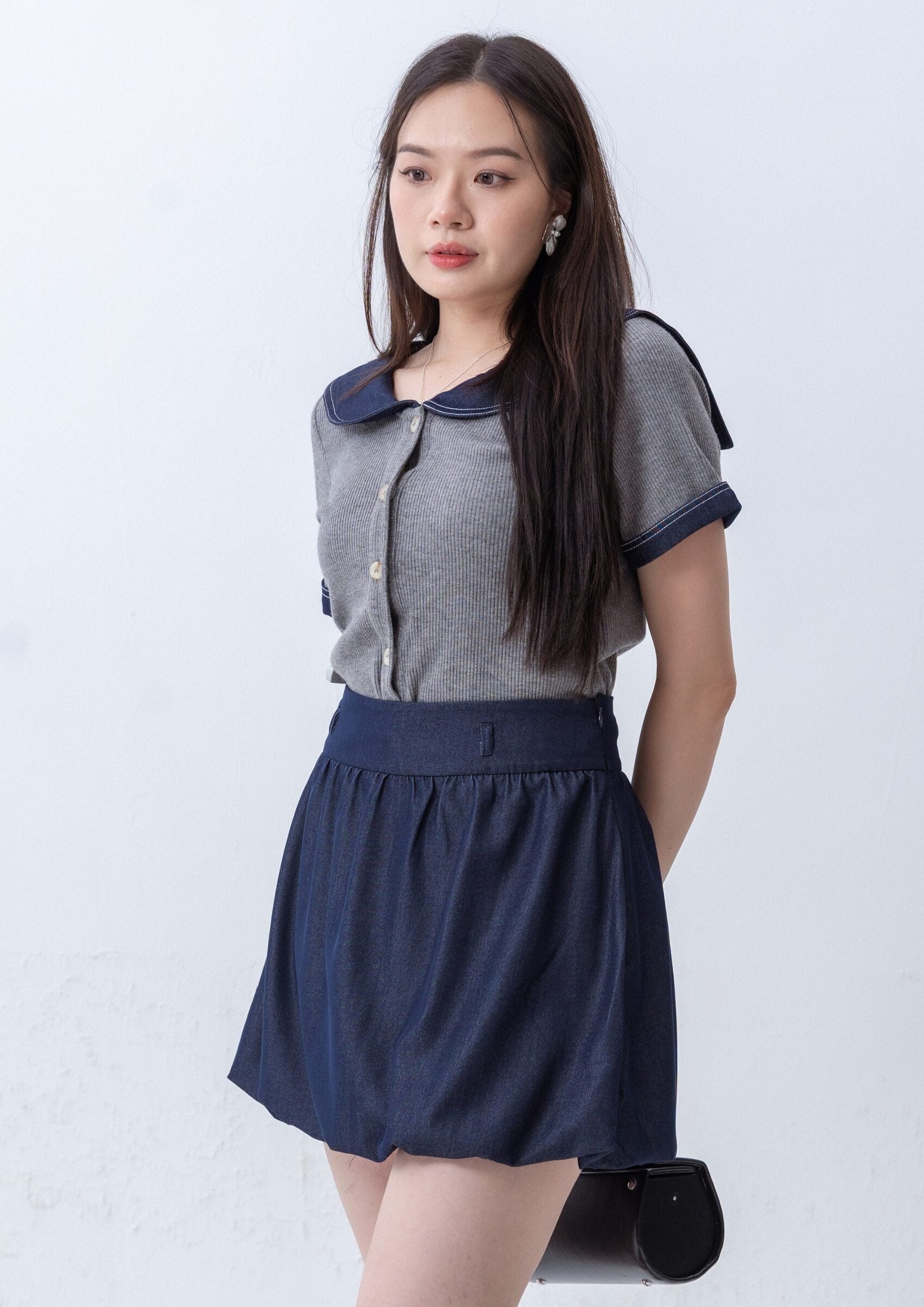 Ruby Button-Up Knit Top ZBP5252 view 2