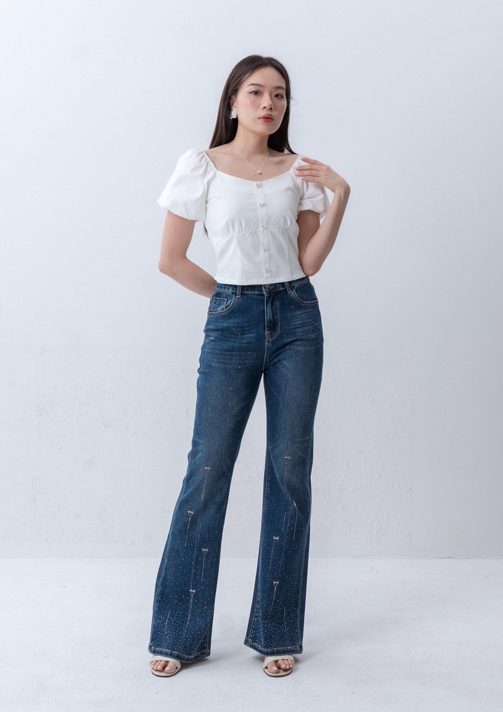 Puff Sleeve Top ZBP5221 view 4