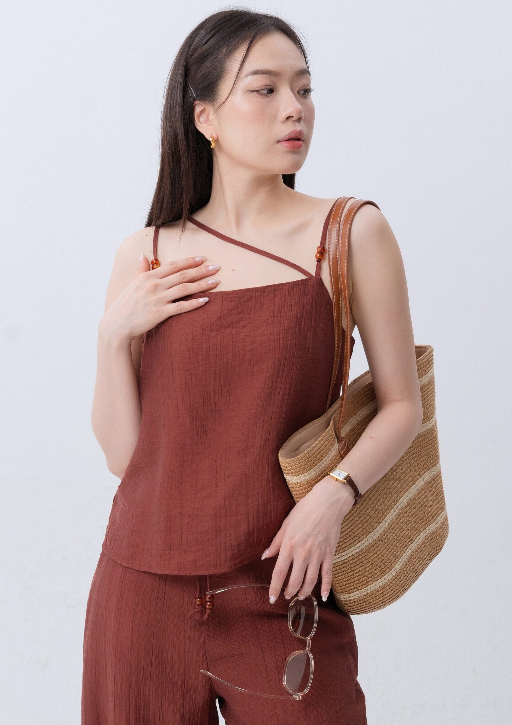 Lightweight Chiffon Set ZBL5079 view 3